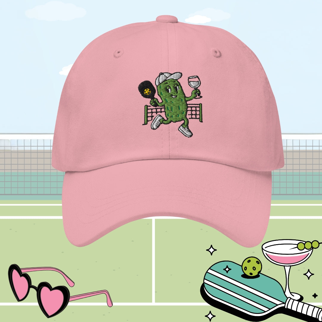 Dinking Responsibly Pink Pickleball Cap - For the Pickleball Lover