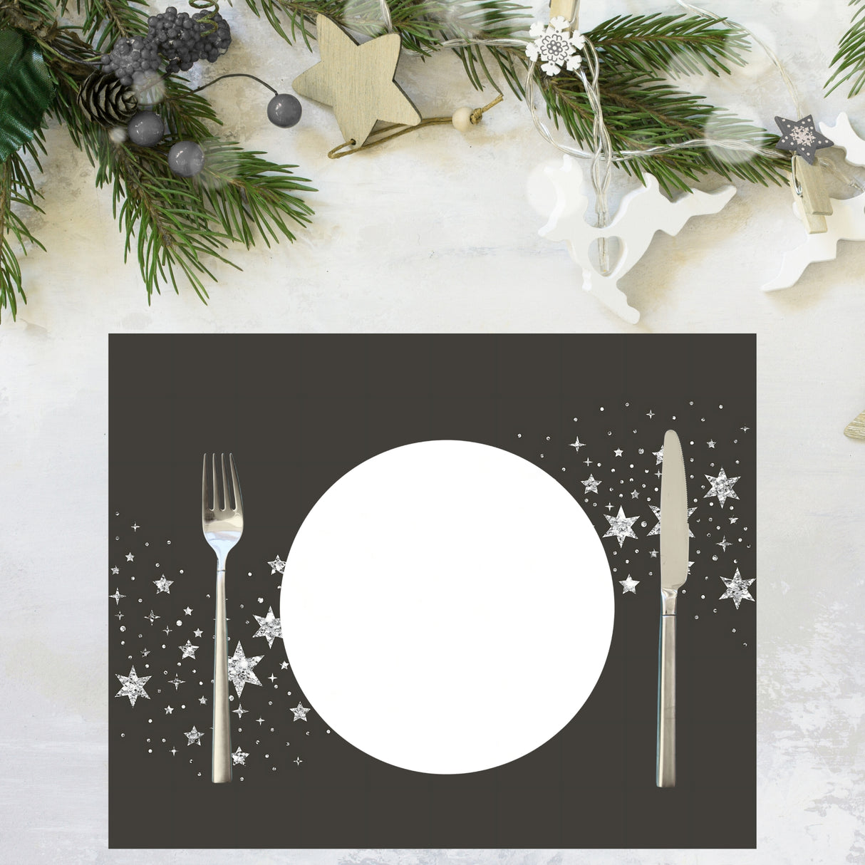 Starlit Table Placemat - Set of 4 | For the Christmas Entertainer