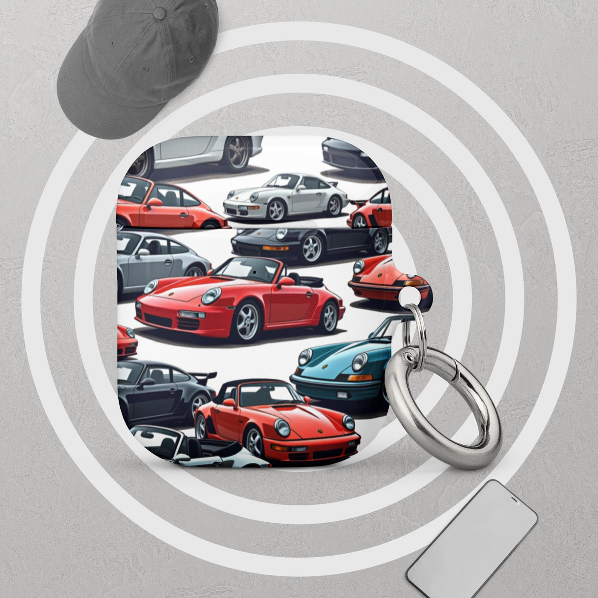 Classic 60s Sports Coupe Collage AirPods® Case | Curated Gifts Online