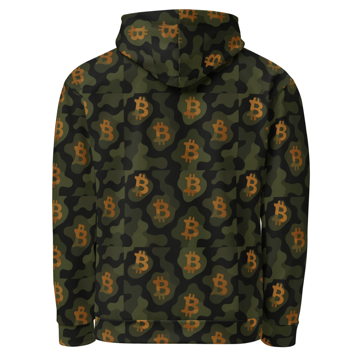 Bitcoin Camo Hoodie – For the Bitcoin Lover