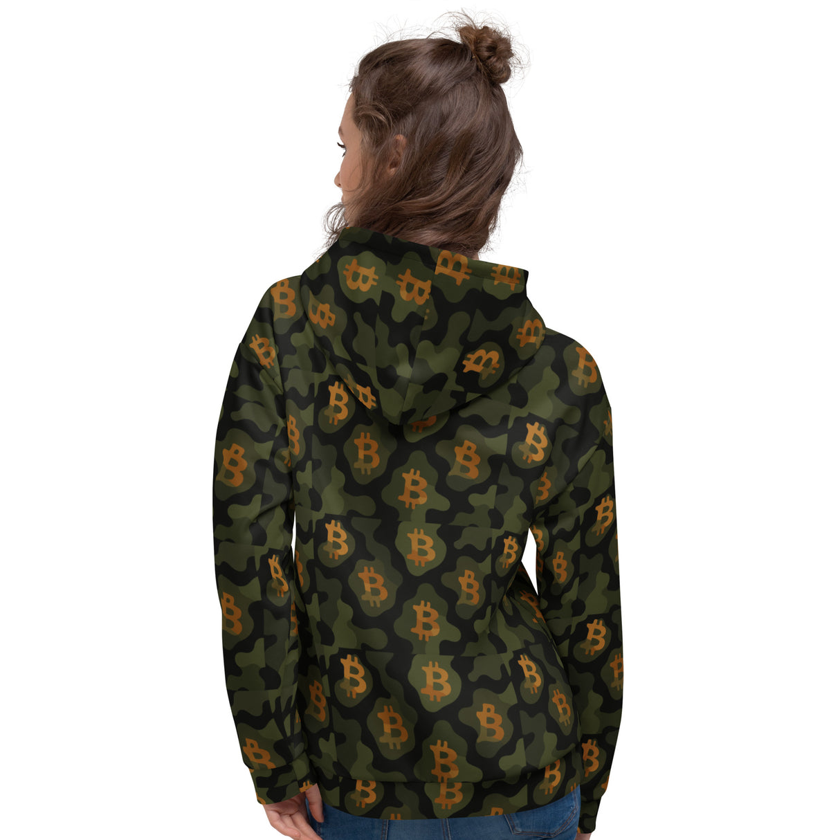 Bitcoin Camo Hoodie – For the Bitcoin Lover