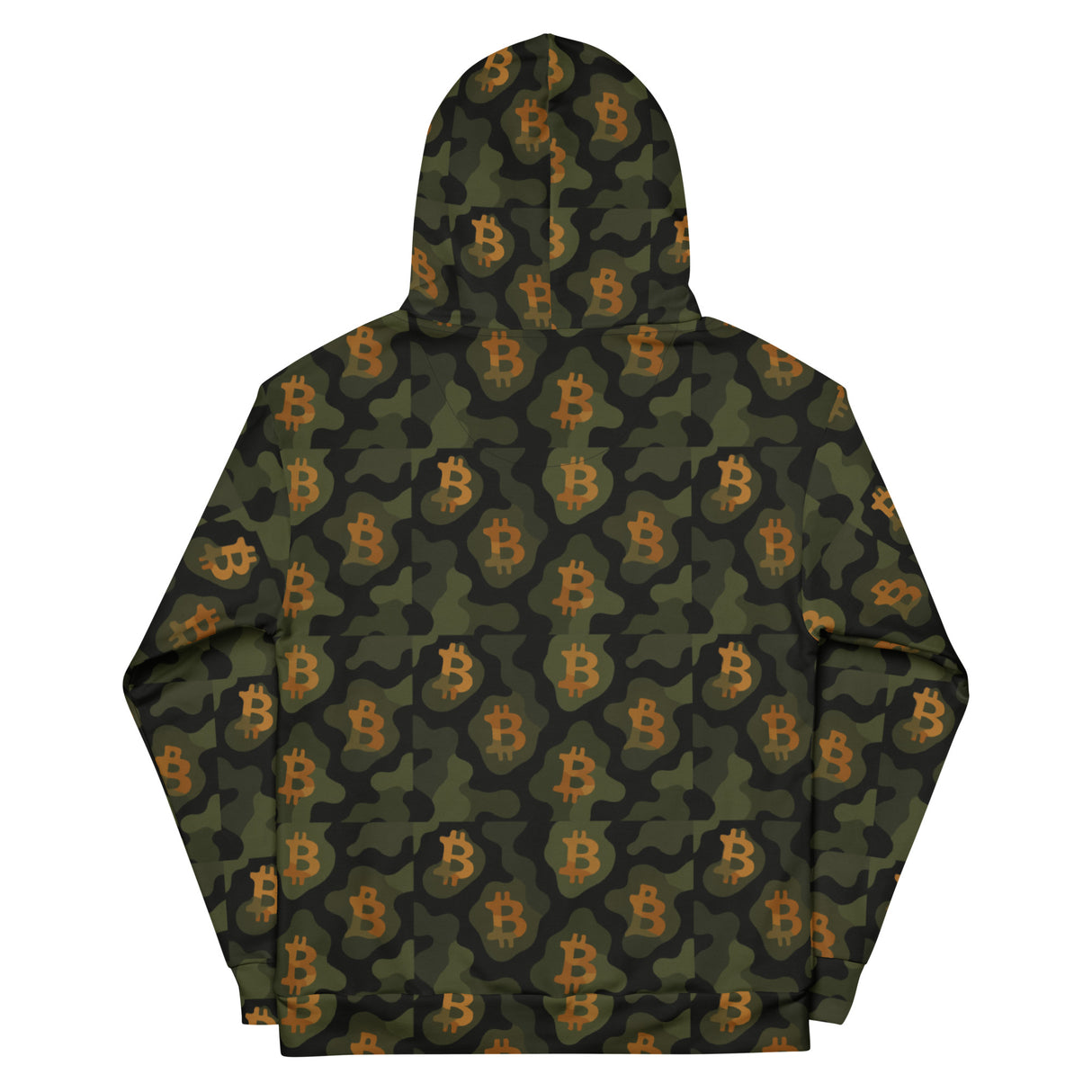 Bitcoin Camo Hoodie – For the Bitcoin Lover