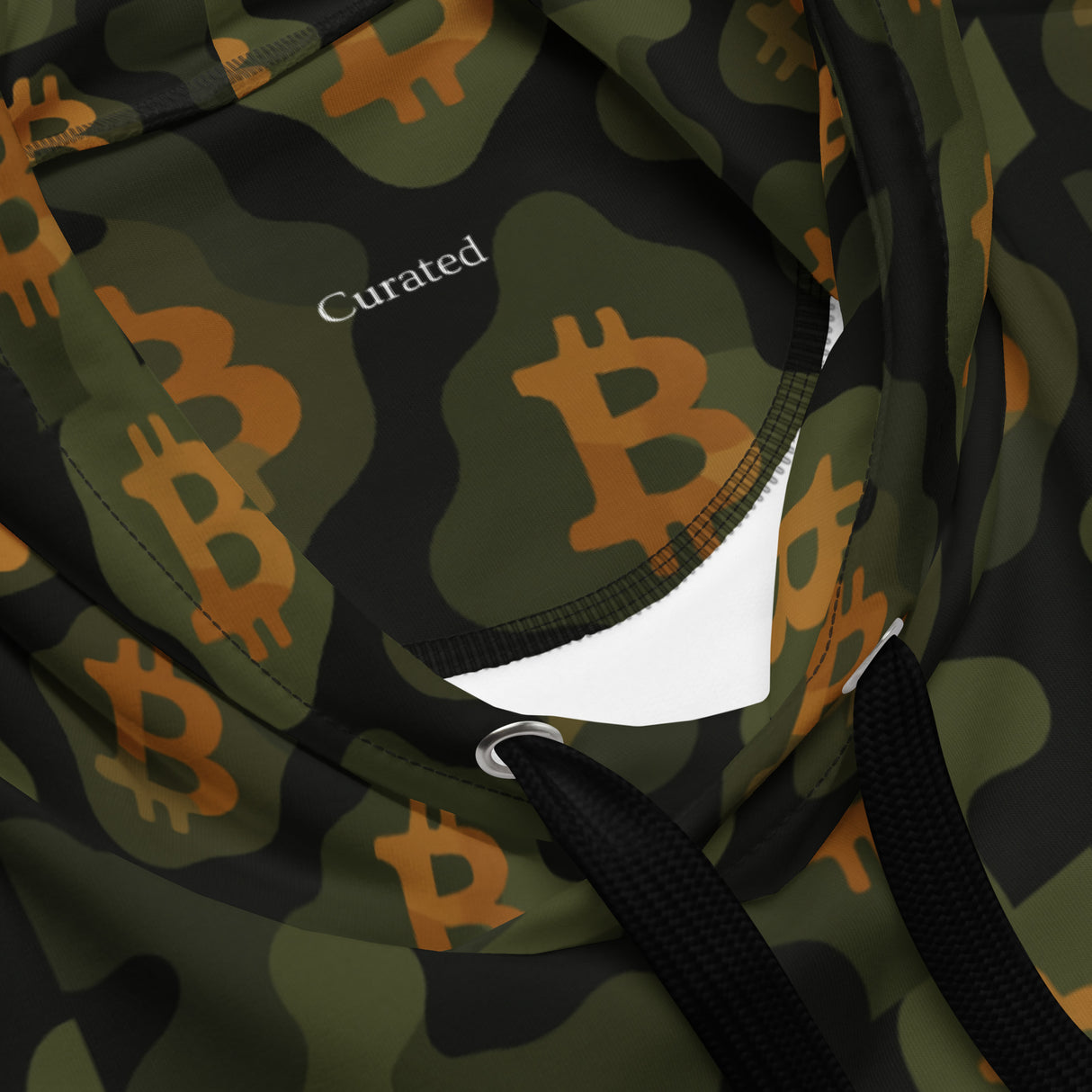 Bitcoin Camo Hoodie – For the Bitcoin Lover