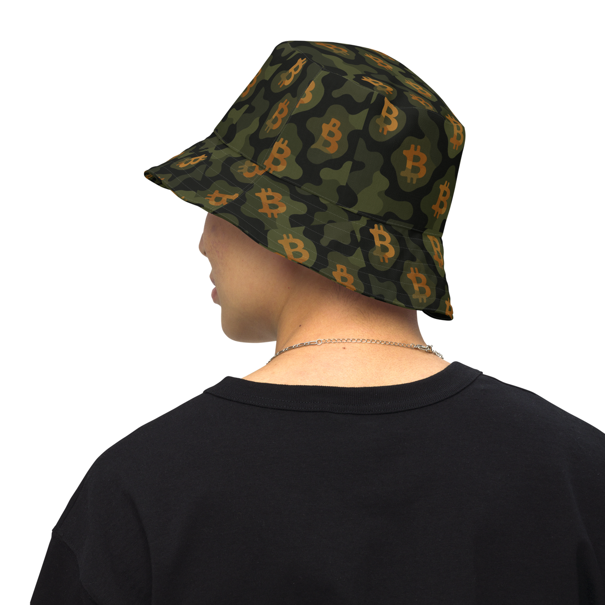 Bitcoin Camo Reversible Bucket Hat – For the Bitcoin Lover