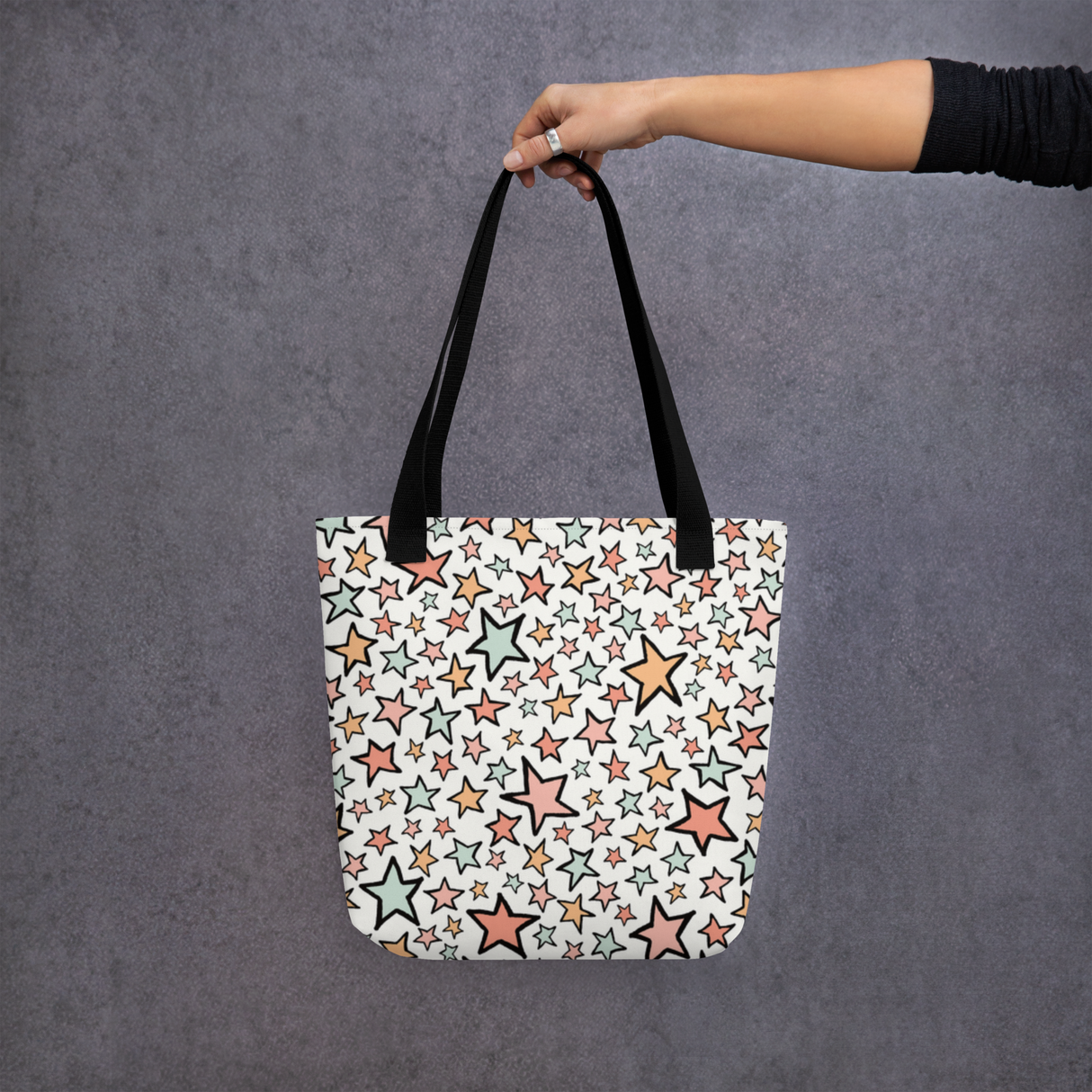 Starry Style Tote –Playful Print