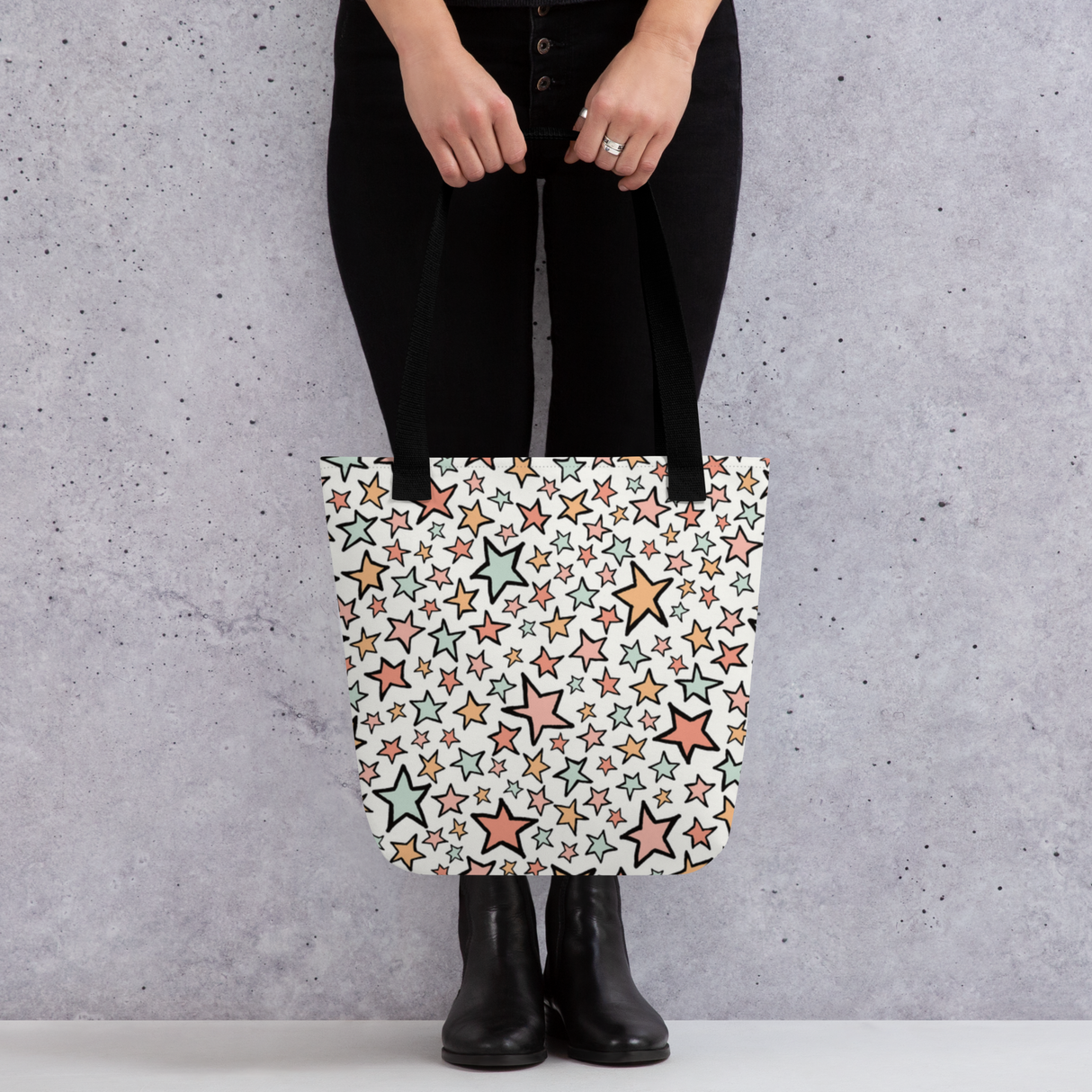 Starry Style Tote –Playful Print