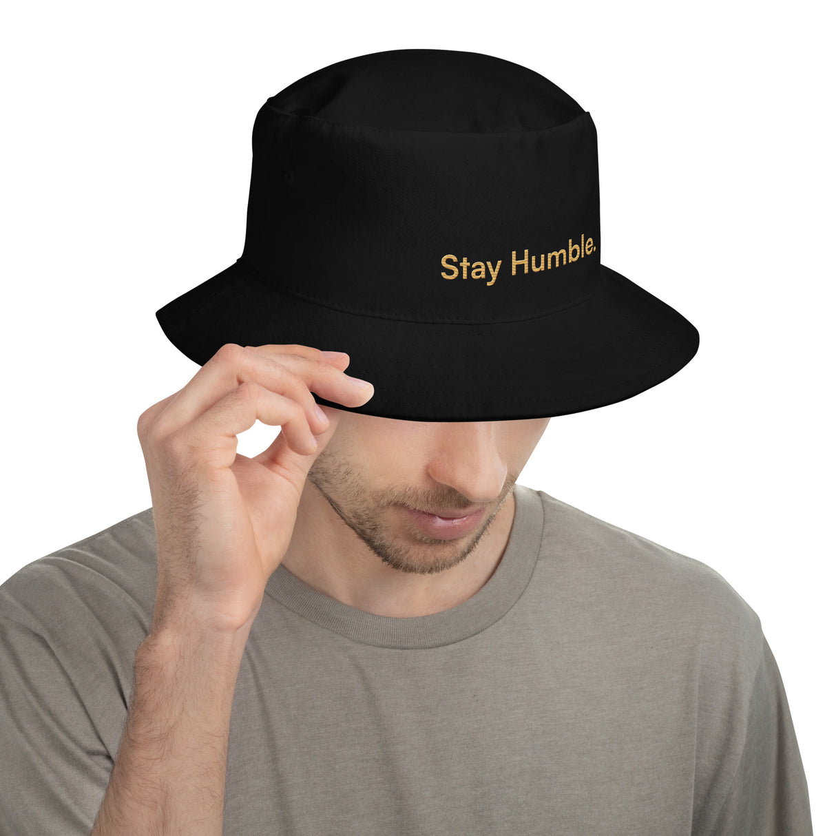 Stay Humble Embroidered Bucket Hat – For the Bitcoin Lover