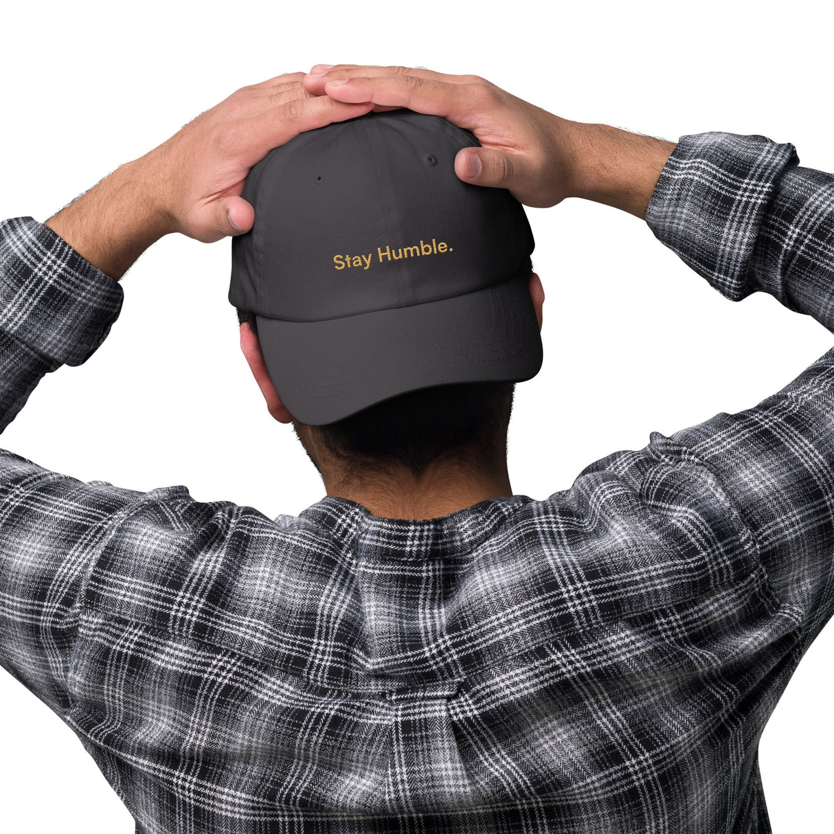 Stay Humble. Charcoal Grey Classic Dad Cap - For the Bitcoin Lover