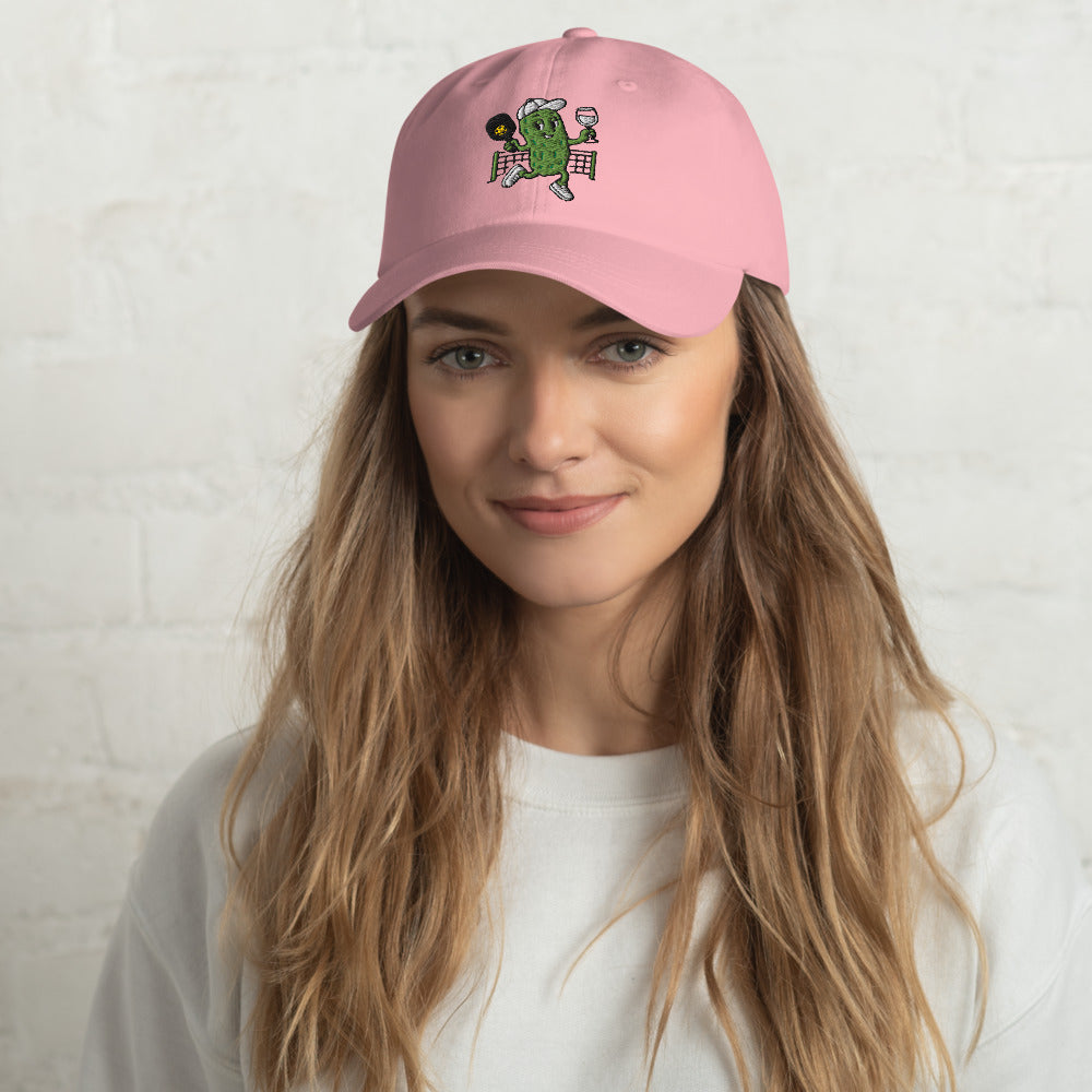 Dinking Responsibly Pink Pickleball Cap - For the Pickleball Lover