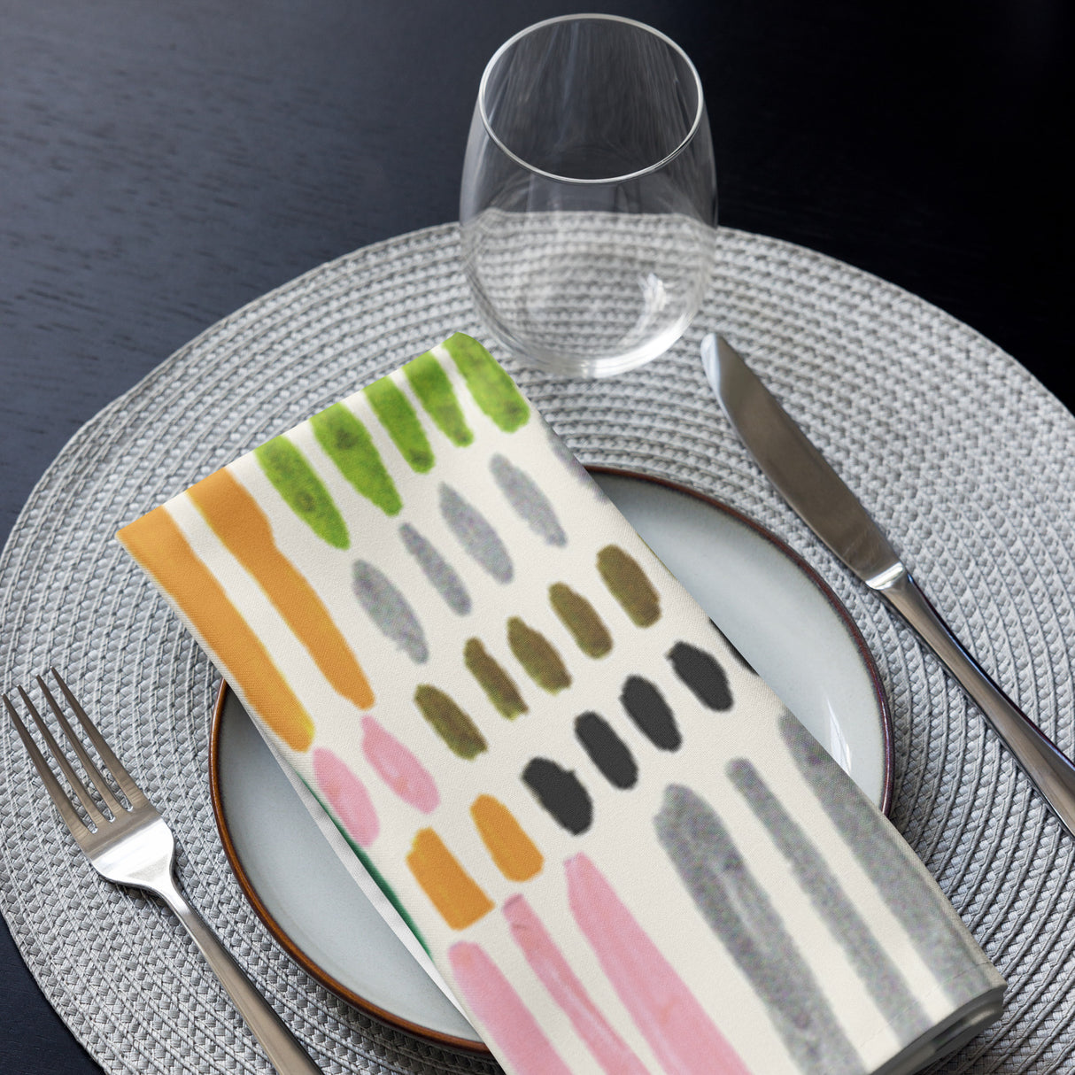 Brushstrokes & Balance Cloth Napkin Set – For the Entertainer