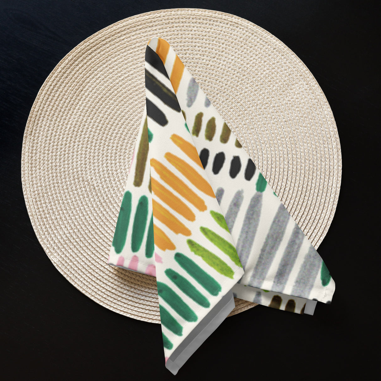 Brushstrokes & Balance Cloth Napkin Set – For the Entertainer