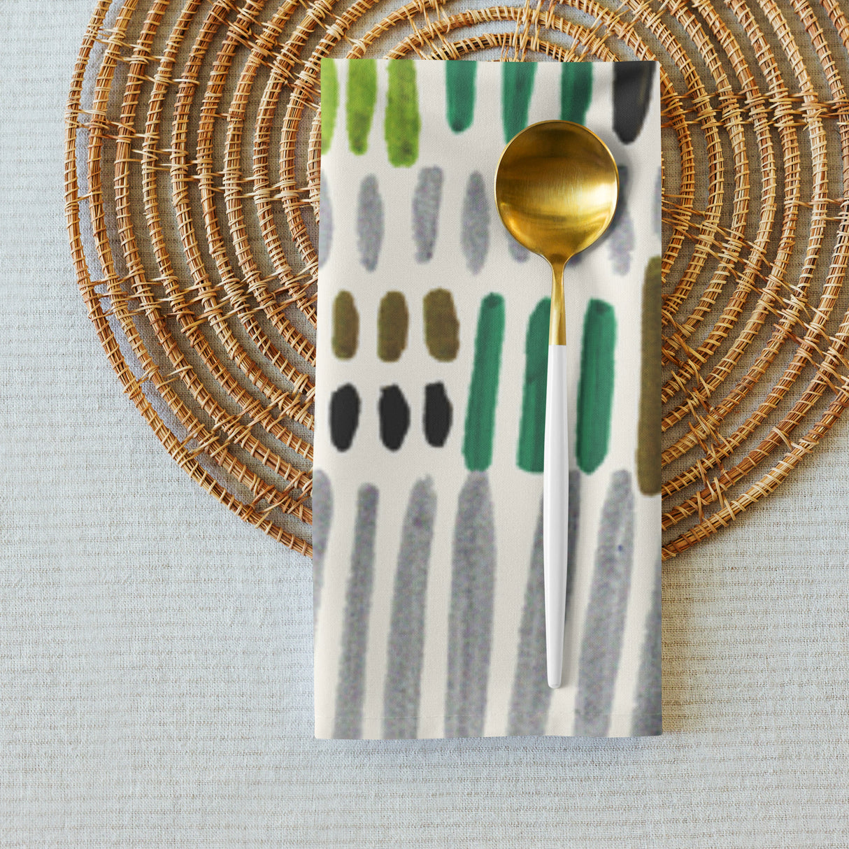 Brushstrokes & Balance Cloth Napkin Set – For the Entertainer