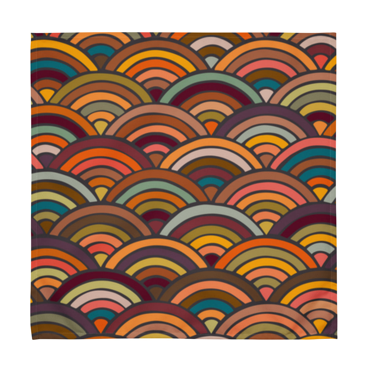 Retro Waves Cloth Napkin Set - Dining Edition