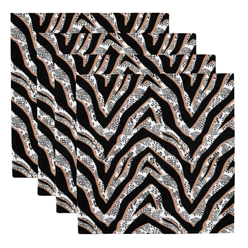 Savannah Stripes Cloth Napkins – Set of 4