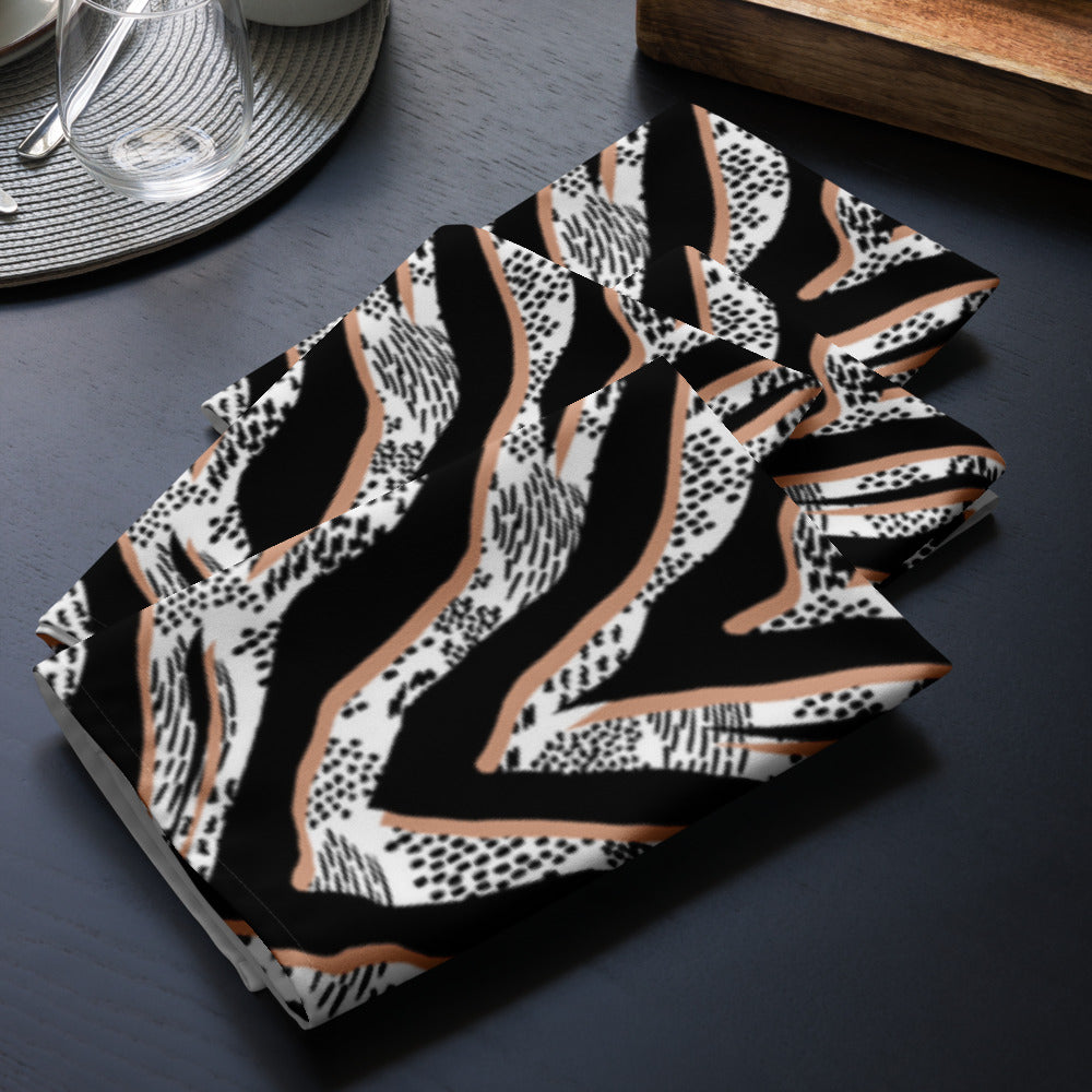 Savannah Stripes Cloth Napkins – Set of 4