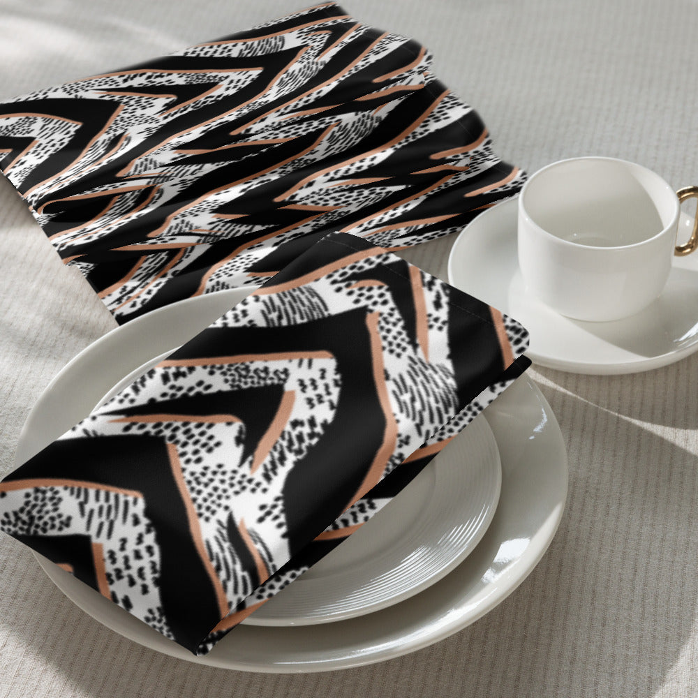 Savannah Stripes Cloth Napkins – Set of 4