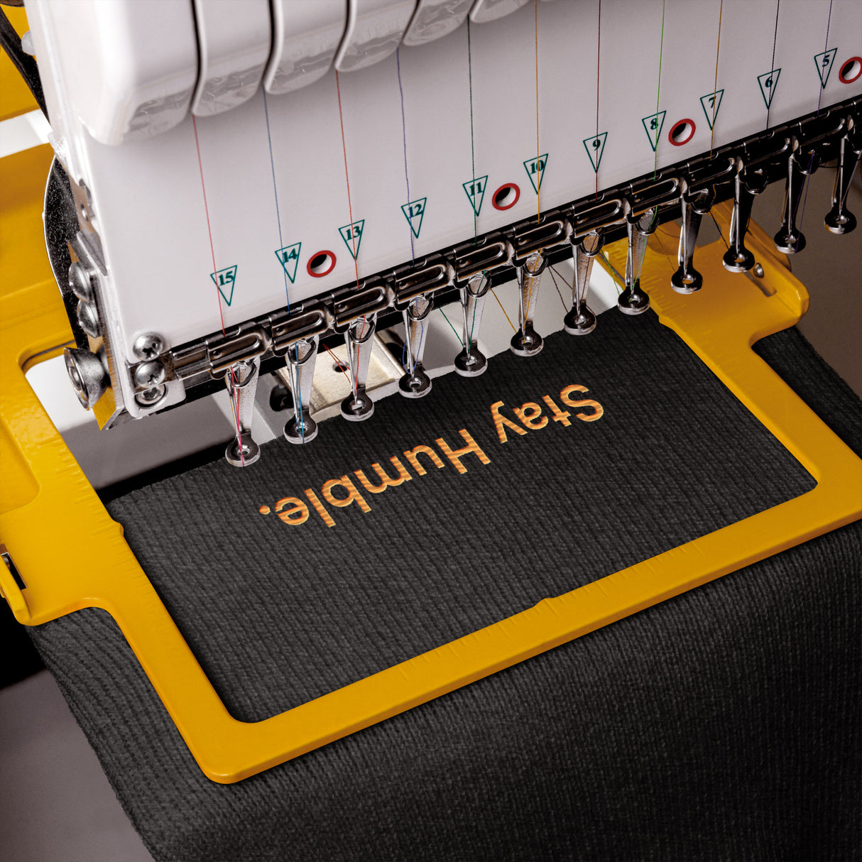 Stay Humble Embroidered Cuffed Dark Charcoal Beanie - For the Bitcoin Lover