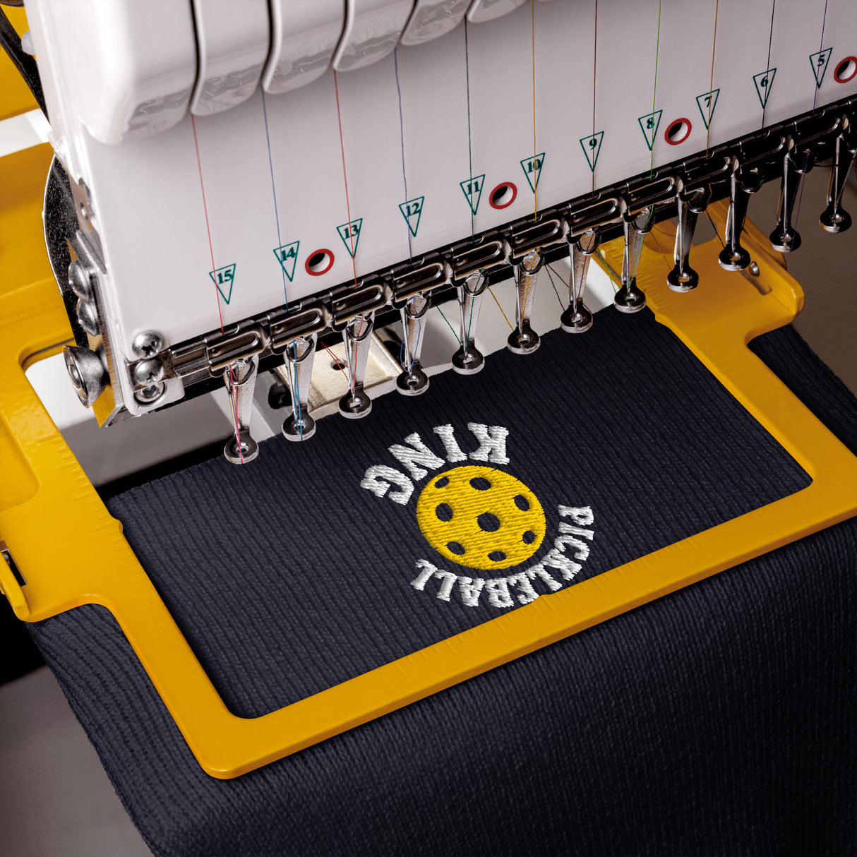 Pickleball King Embroidered Cuffed Black Beanie - For the Pickleball Lover