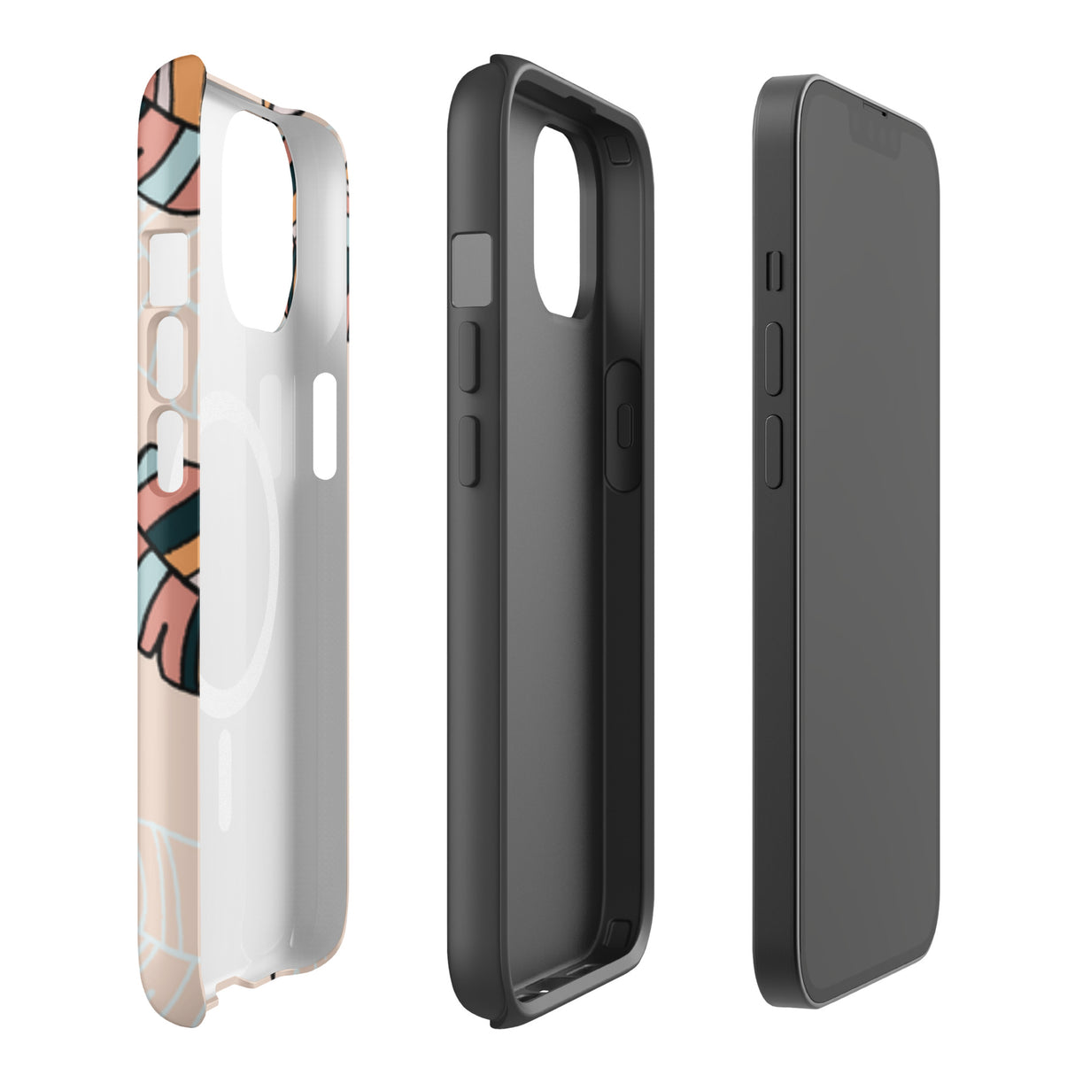 Boho Feathers MagSafe® Tough Case for iPhone® - for the Design Lover