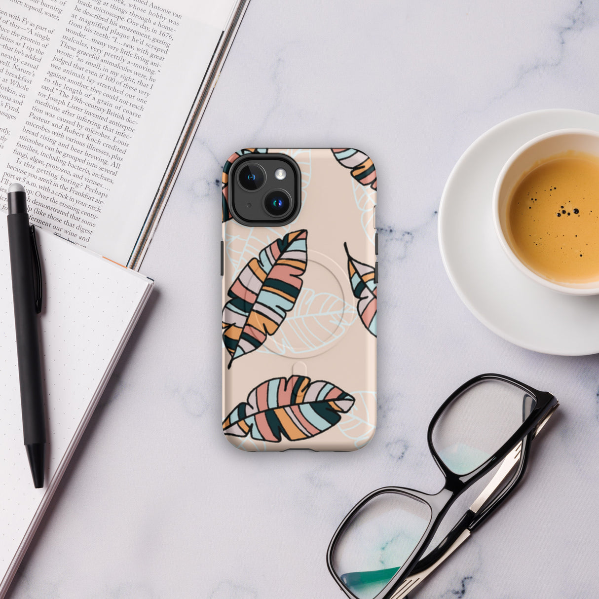 Boho Feathers MagSafe® Tough Case for iPhone® - for the Design Lover