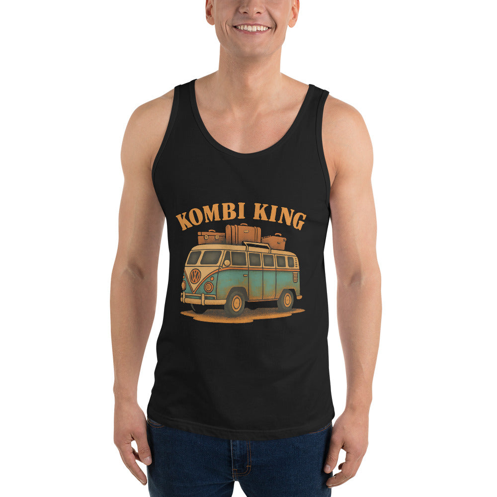 Kombi King Black Men's Tank – For the Vintage Van Lover