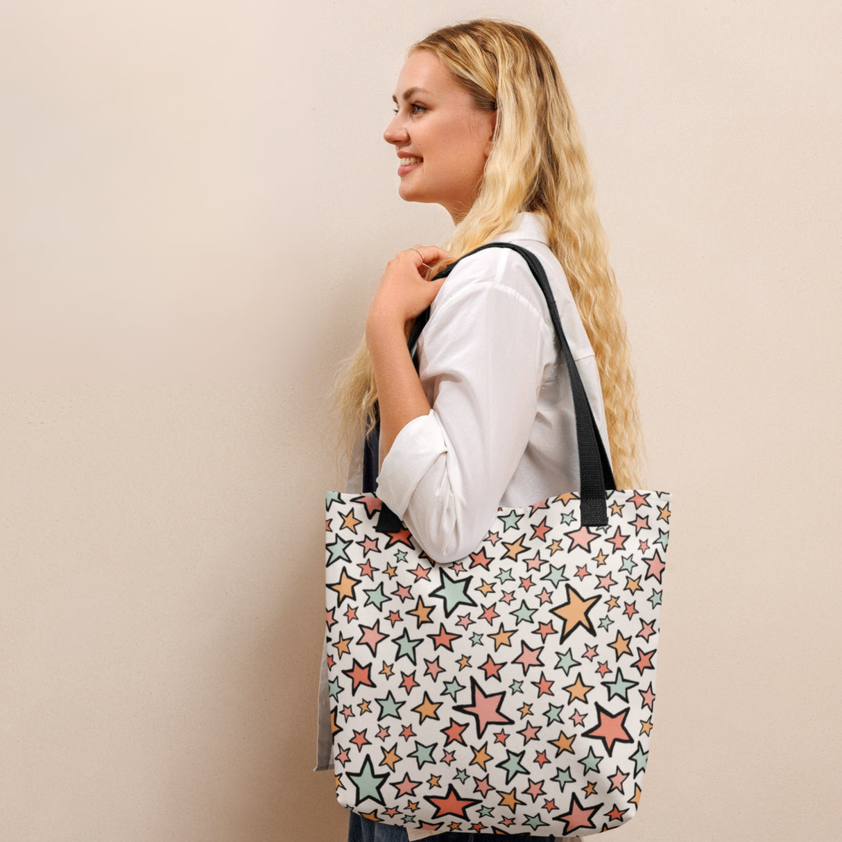 Starry Style Tote –Playful Print