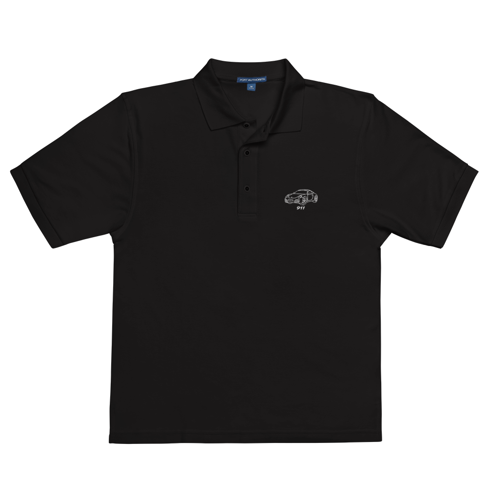 Porsche Outline Embroidered Polo – For the Sports Car Enthusiast