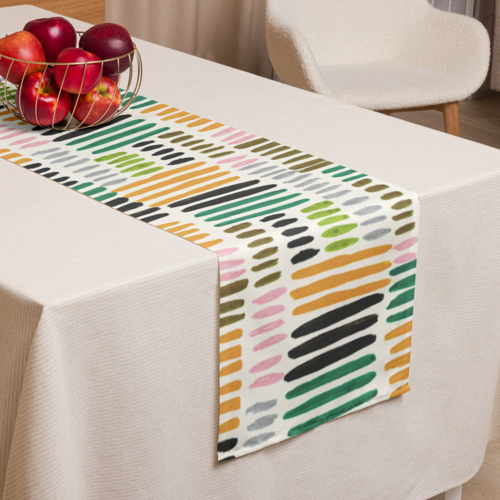 Brushstrokes & Balance Table Runner - For the Entertainer