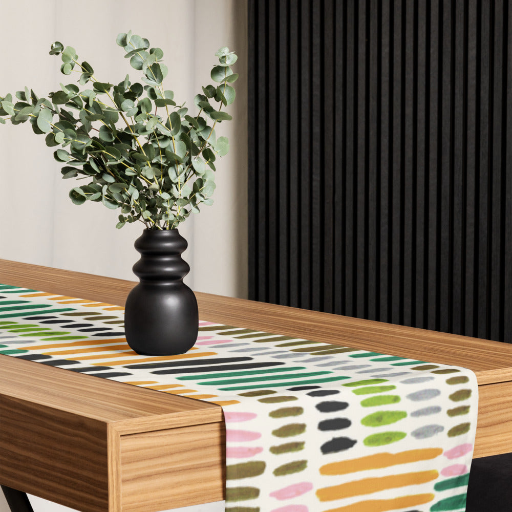 Brushstrokes & Balance Table Runner - For the Entertainer