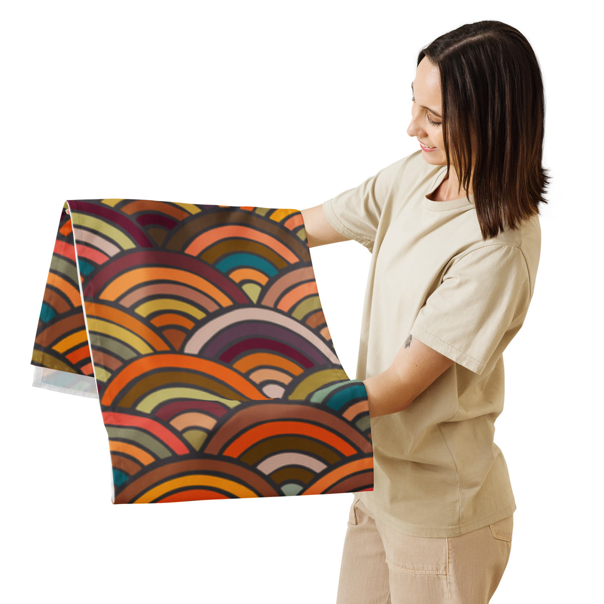 Retro Waves Table Runner - Dining Edition