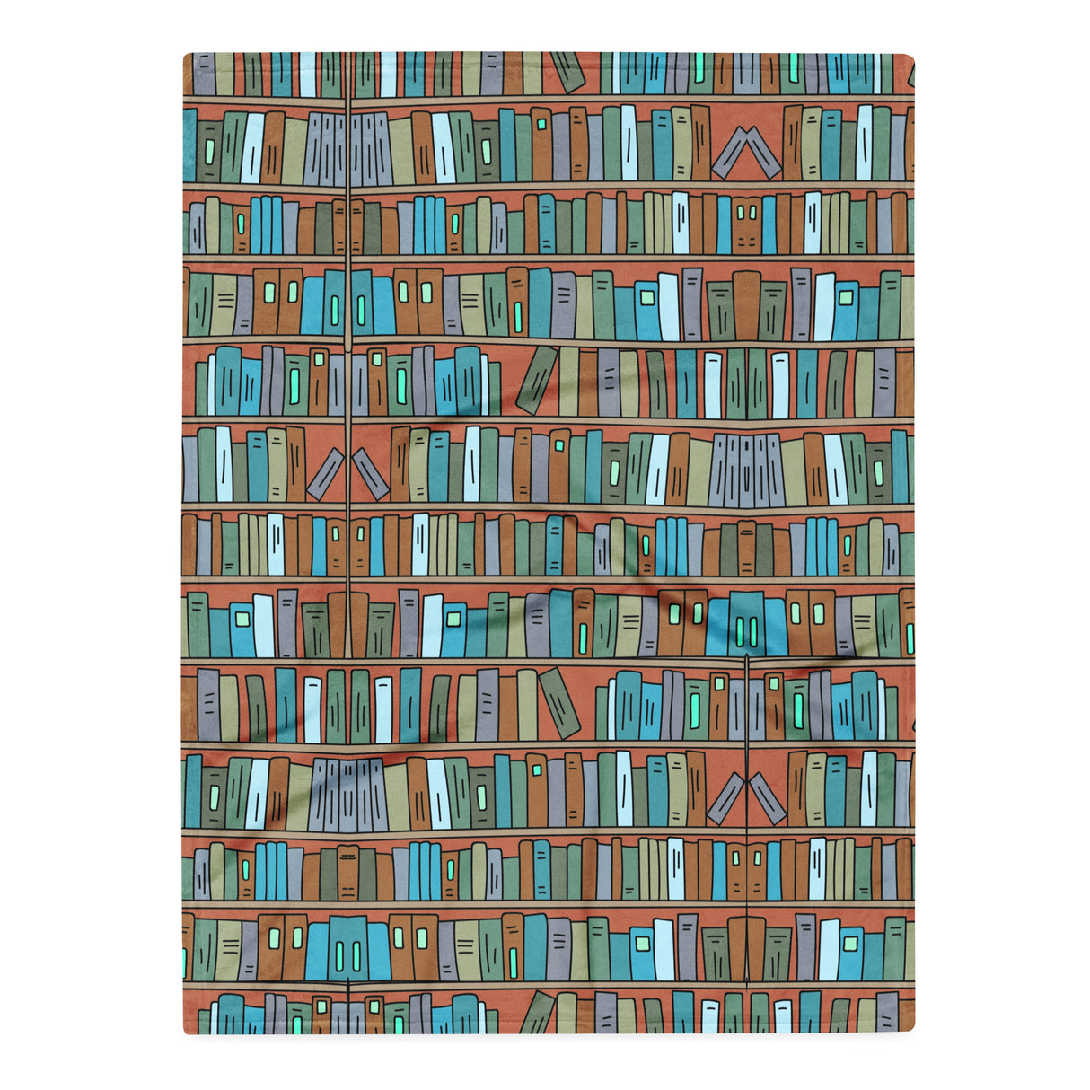 Book Lover’s Throw Blanket – Cozy Home Library Edition