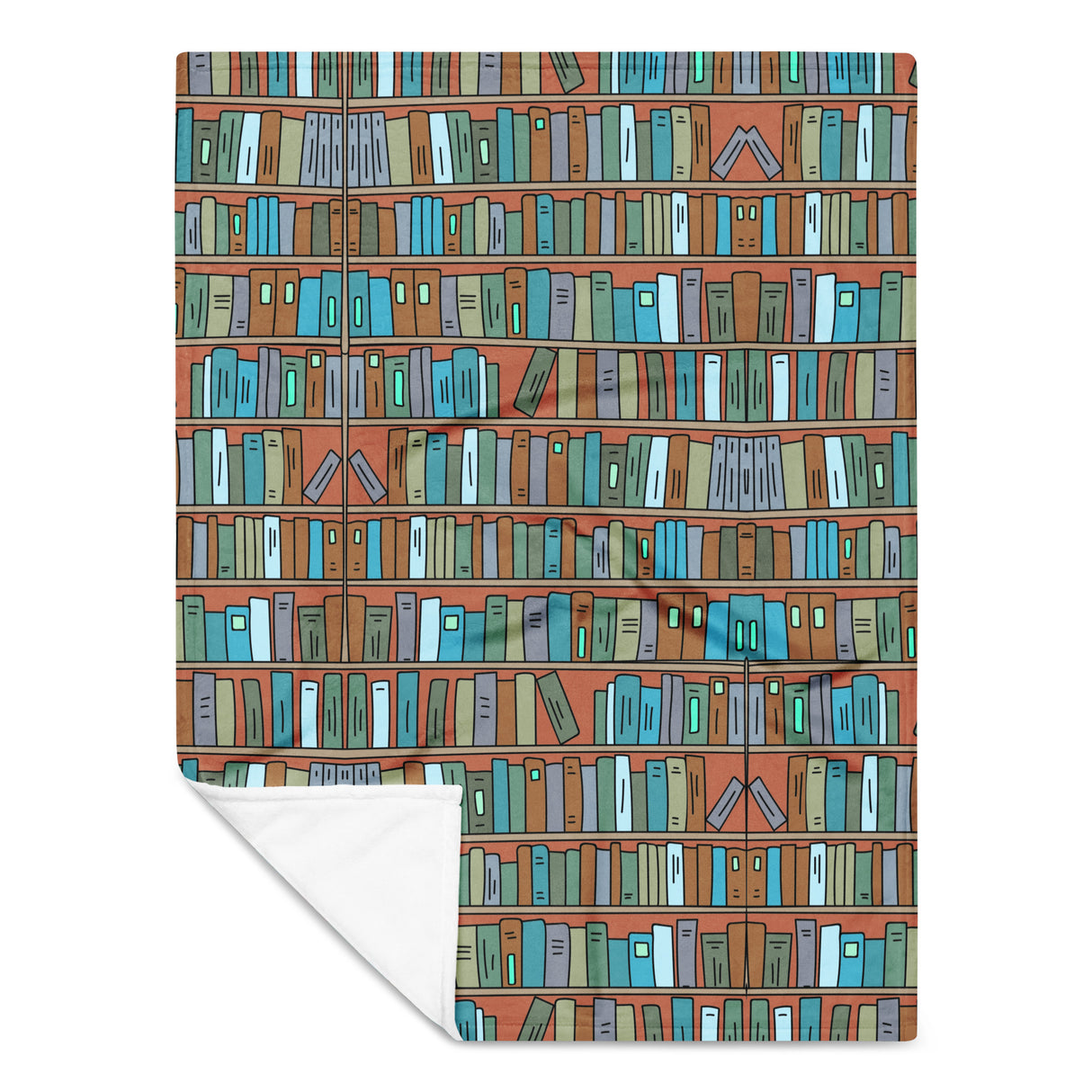 Book Lover’s Throw Blanket – Cozy Home Library Edition