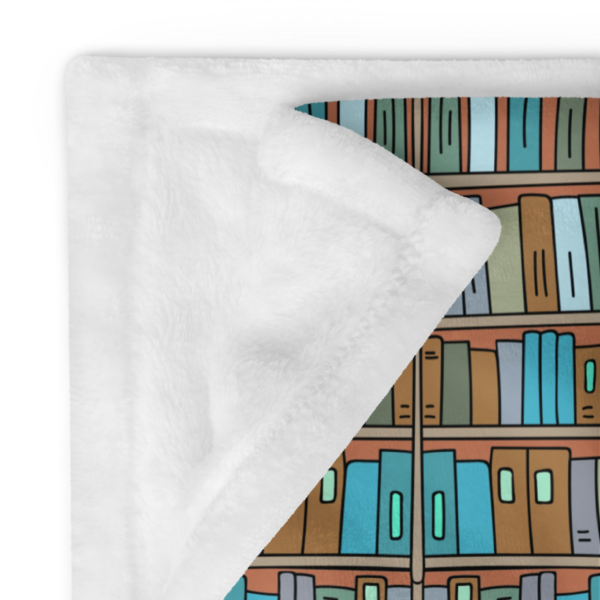 Book Lover’s Throw Blanket – Cozy Home Library Edition