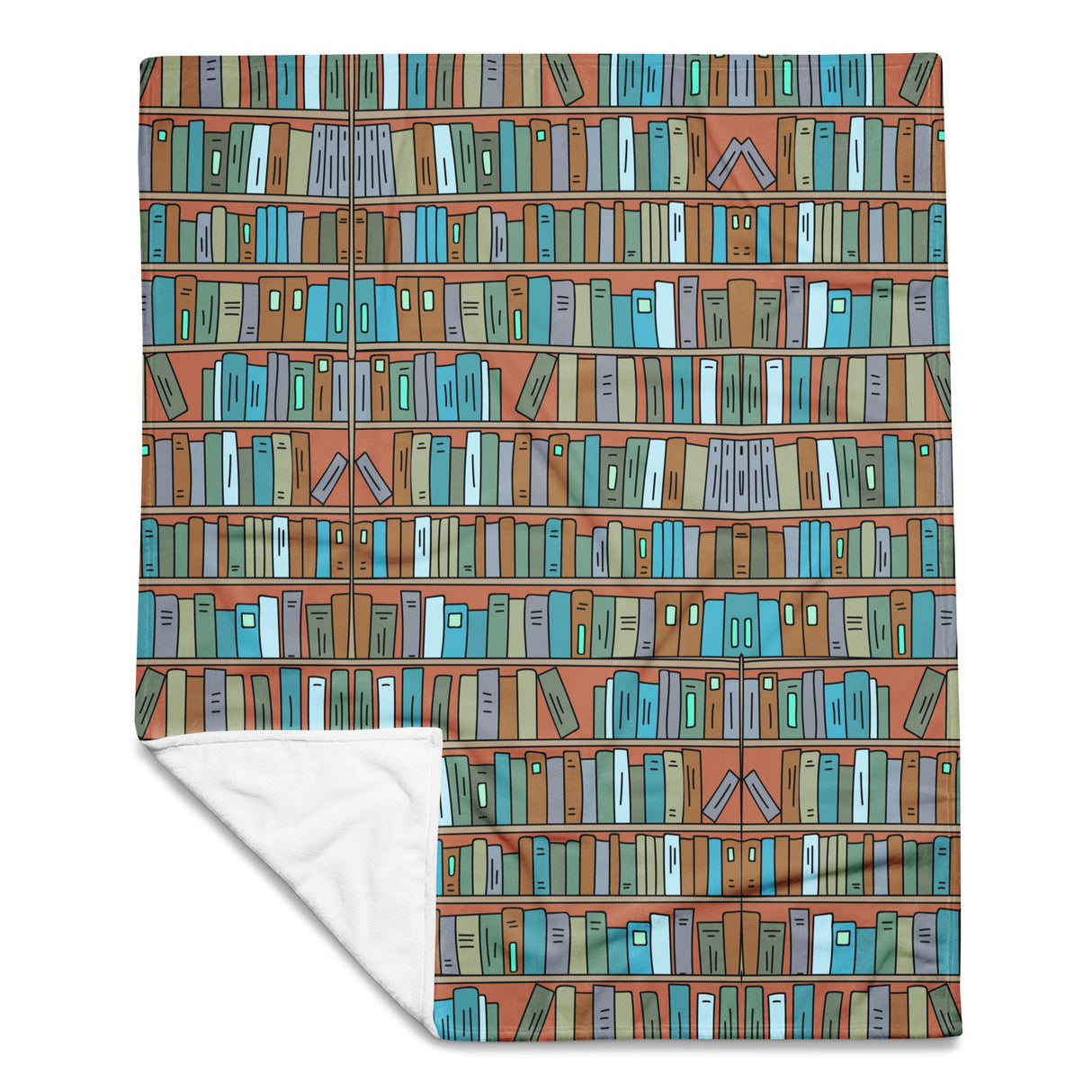 Book Lover’s Throw Blanket – Cozy Home Library Edition