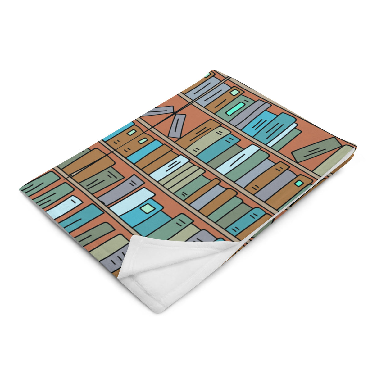 Book Lover’s Throw Blanket – Cozy Home Library Edition