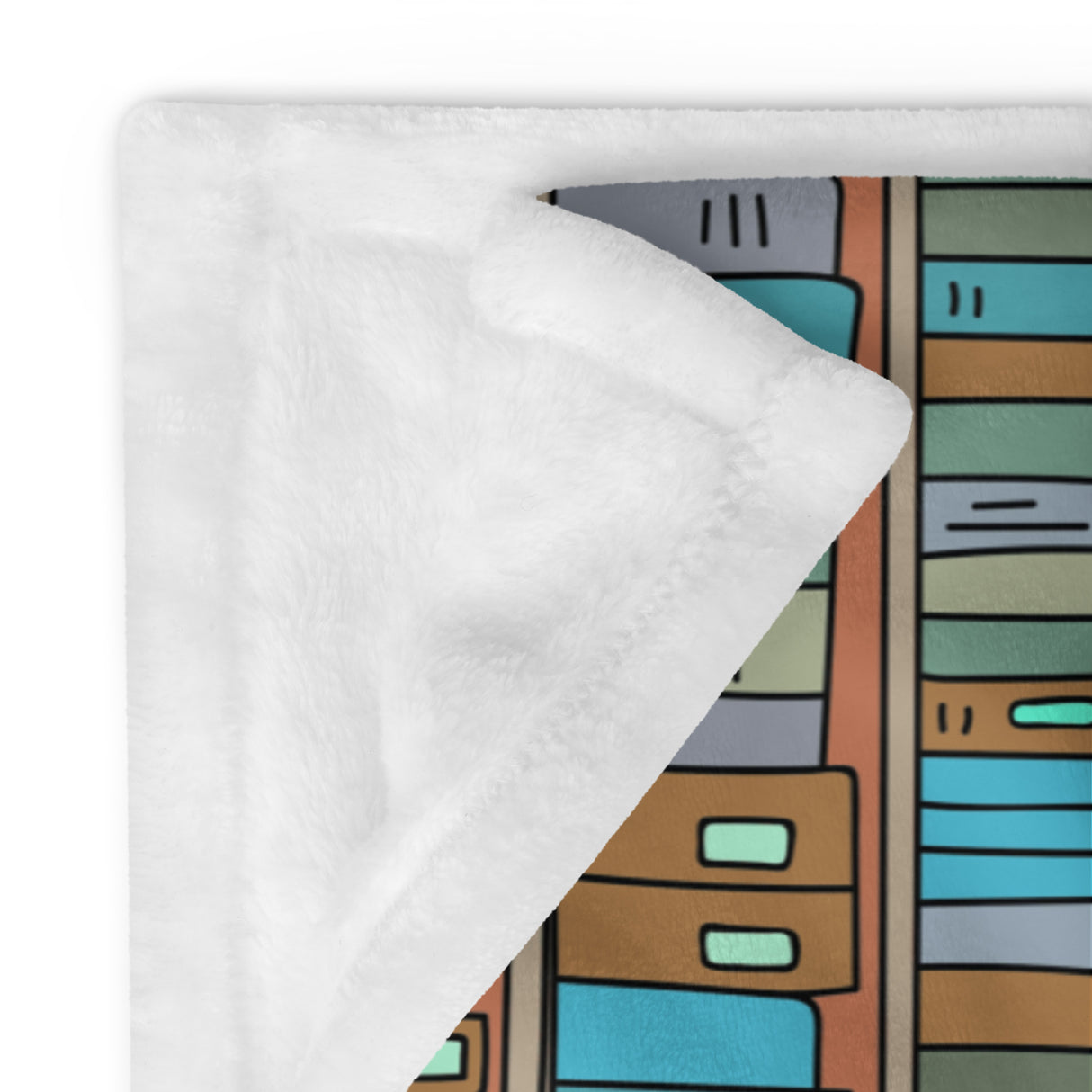 Book Lover’s Throw Blanket – Cozy Home Library Edition