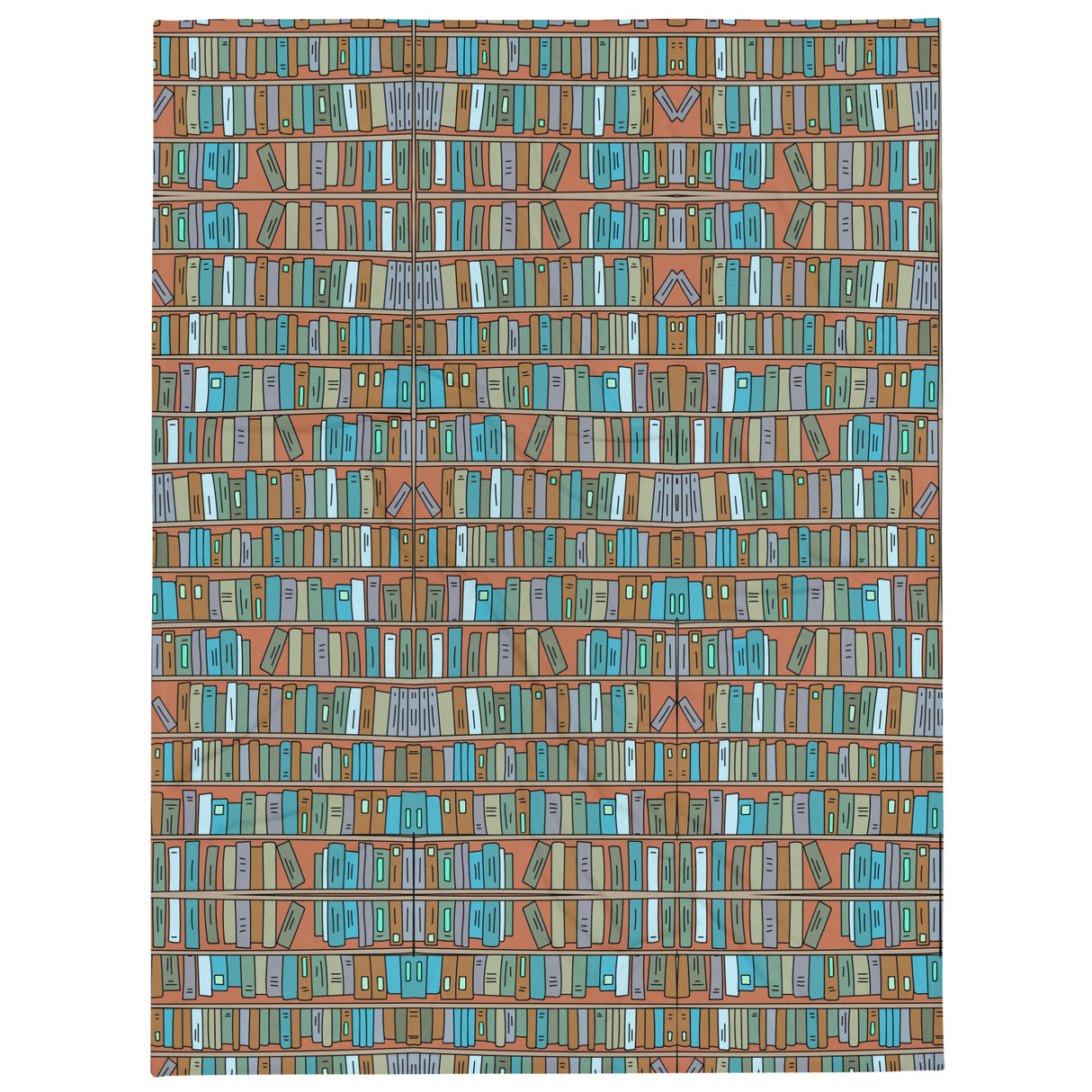 Book Lover’s Throw Blanket – Cozy Home Library Edition