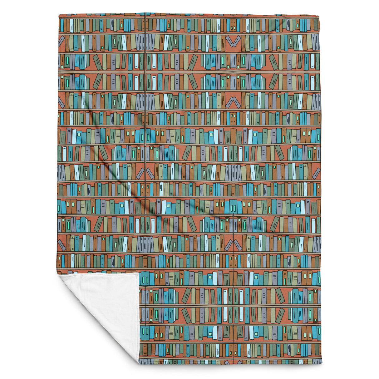 Book Lover’s Throw Blanket – Cozy Home Library Edition