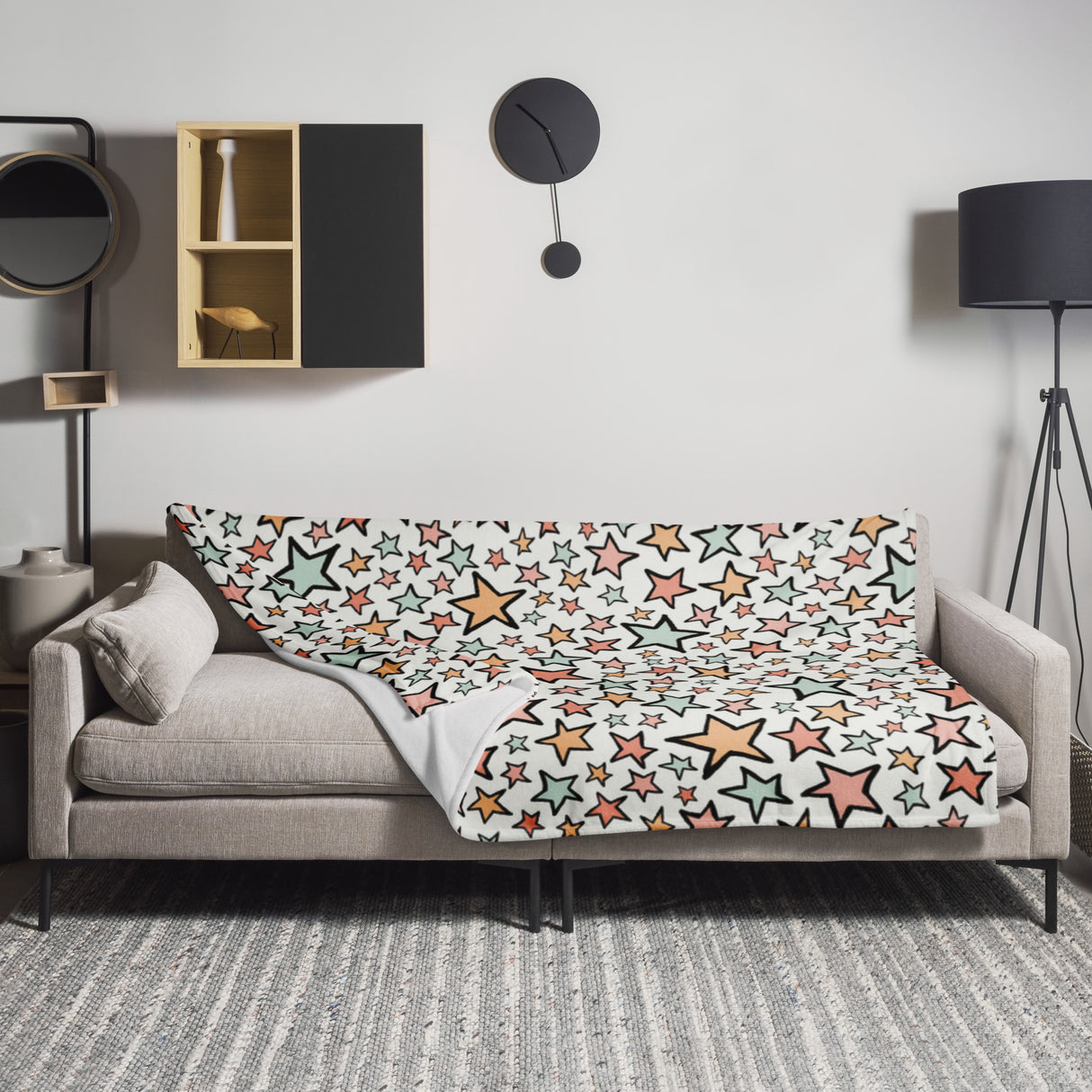 Starry Style Throw Blanket – Cozy Edition