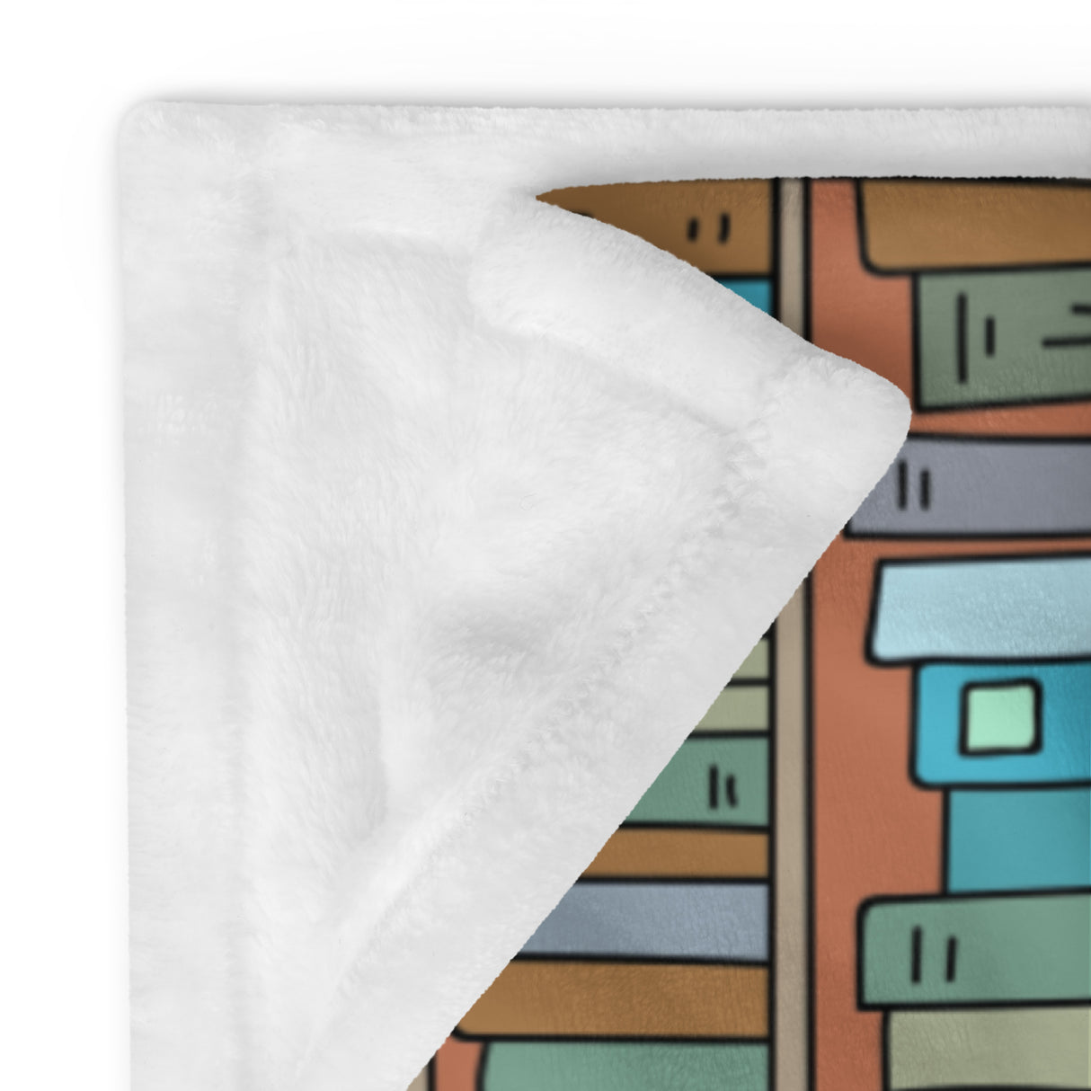 Book Lover’s Throw Blanket – Cozy Home Library Edition