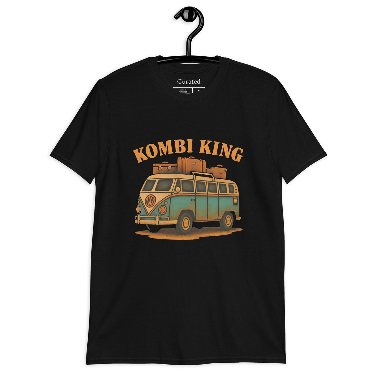 Kombi King Unisex Black T-Shirt – For the Vintage Van Lover
