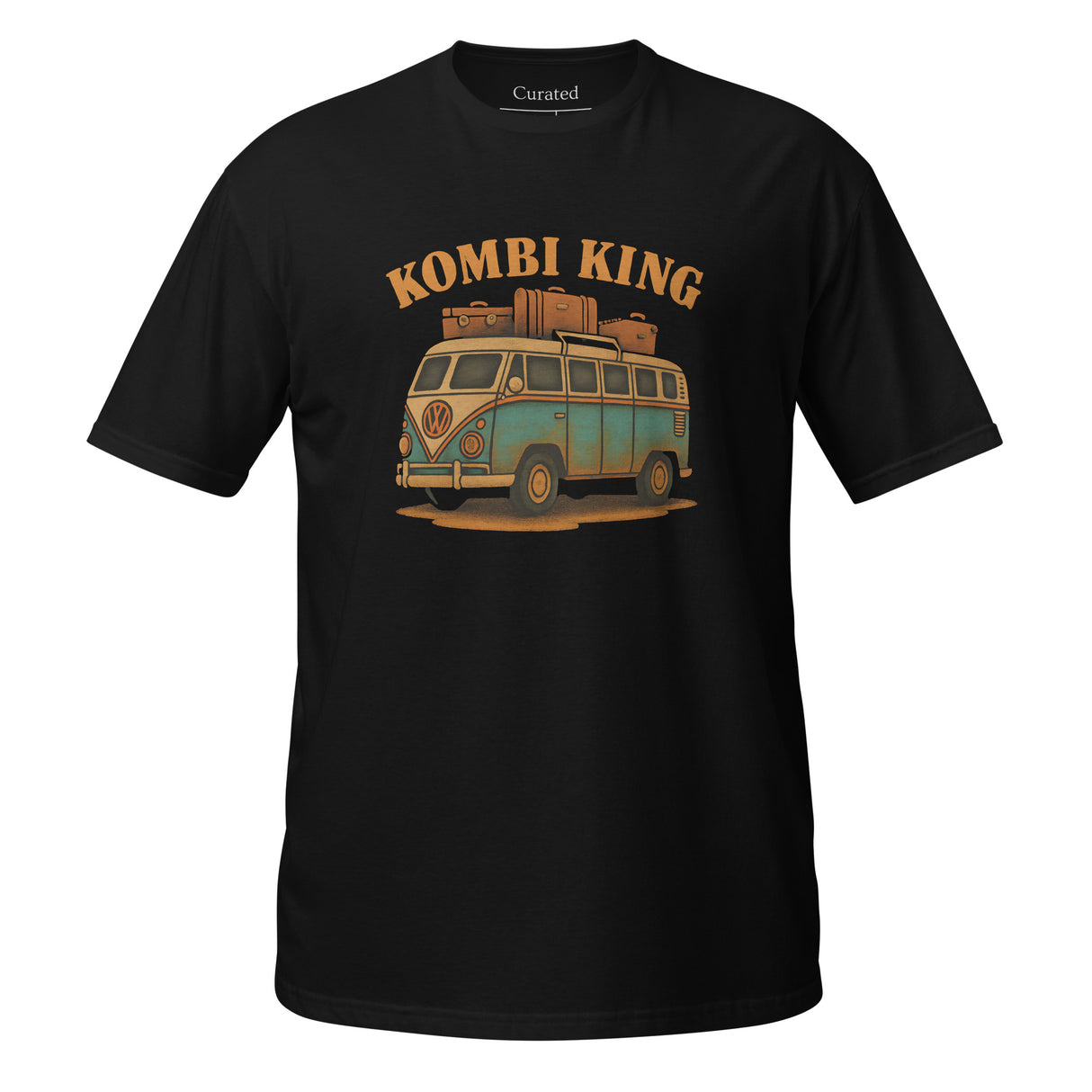 Kombi King Unisex Black T-Shirt – For the Vintage Van Lover