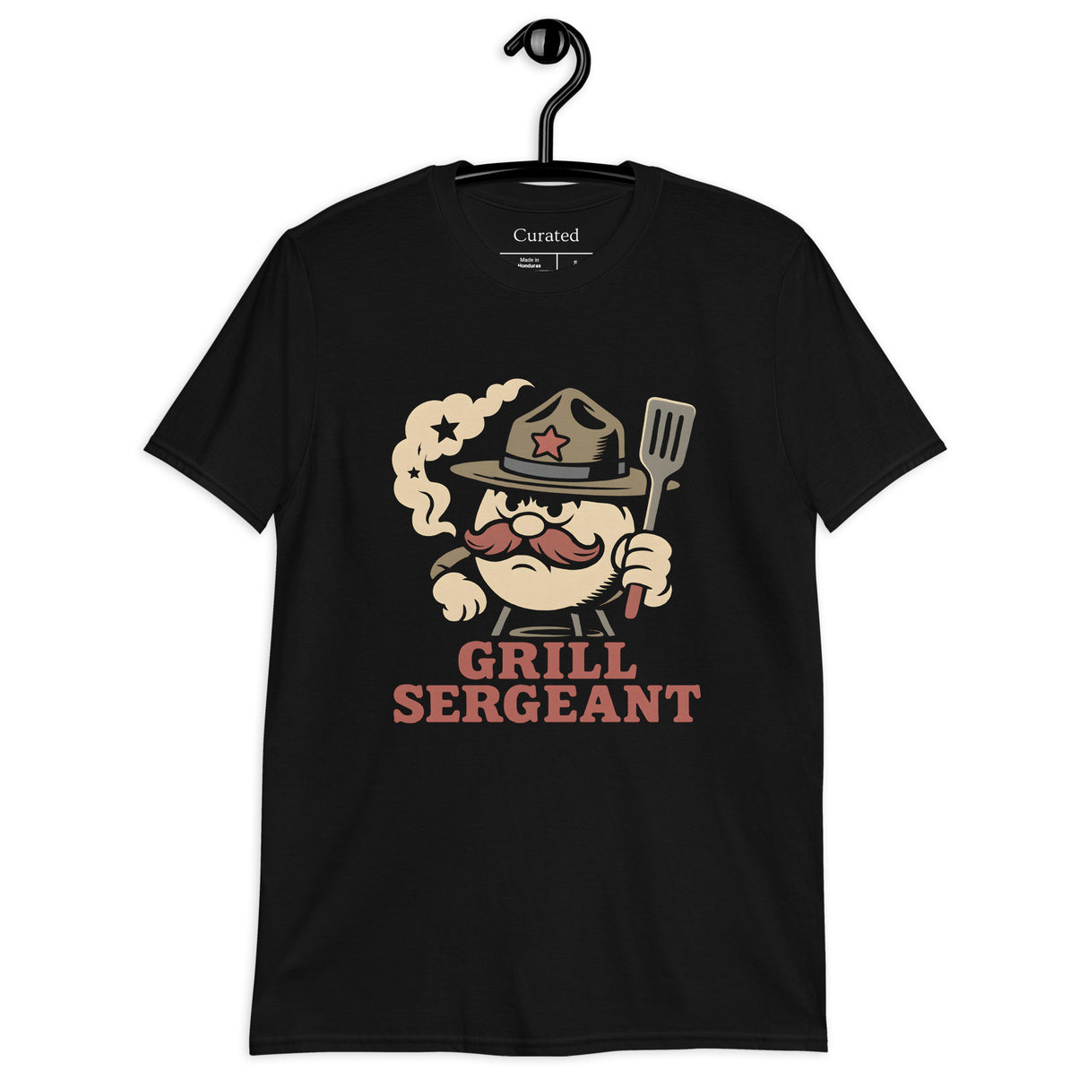 Grill Sergeant Unisex Black T-Shirt – For the BBQ Boss