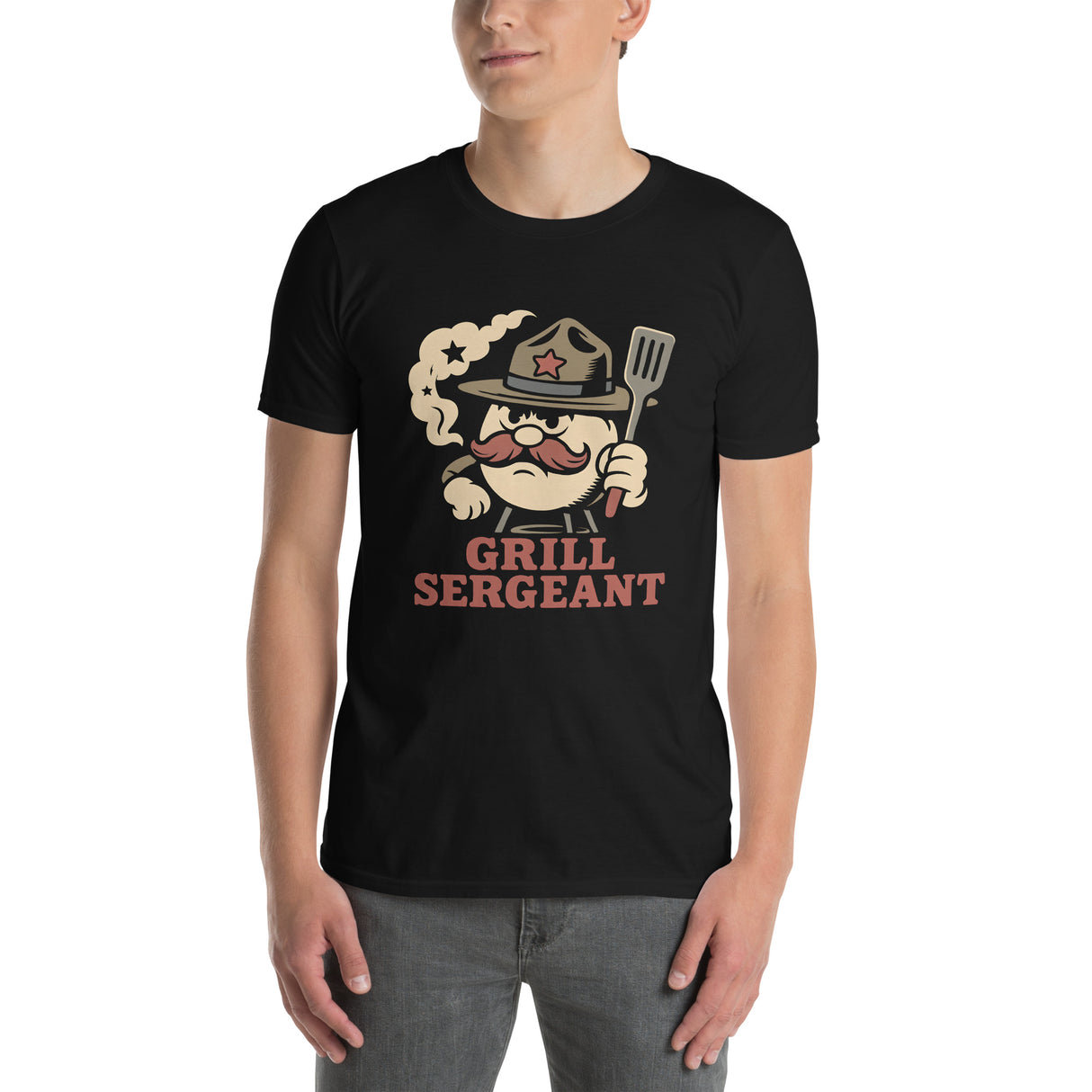 Grill Sergeant Unisex Black T-Shirt – For the BBQ Boss