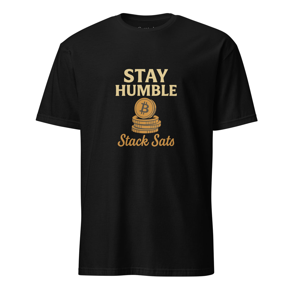 Stay Humble, Unisex Black T-Shirt - For the Bitcoin Lover