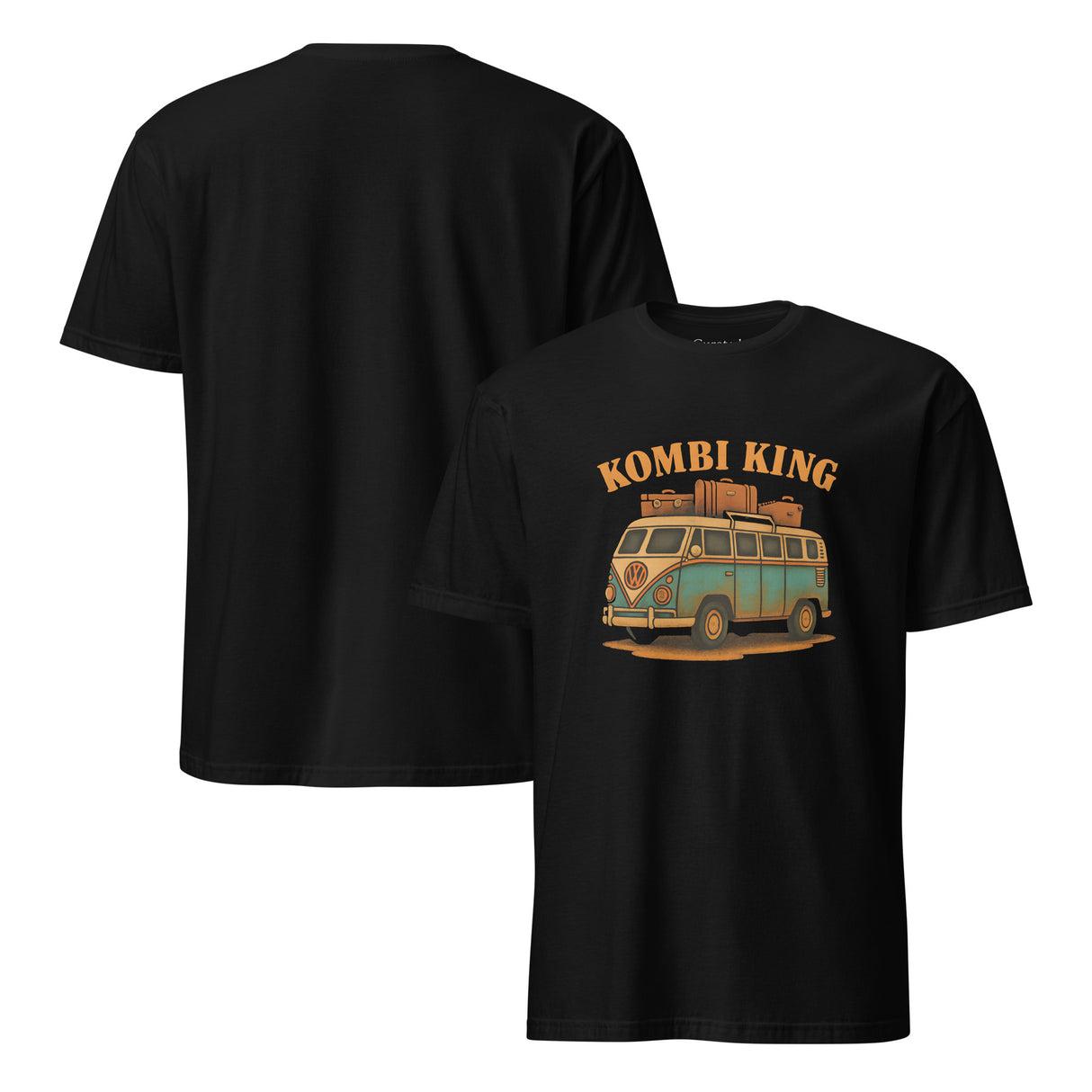 Kombi King Unisex Black T-Shirt – For the Vintage Van Lover