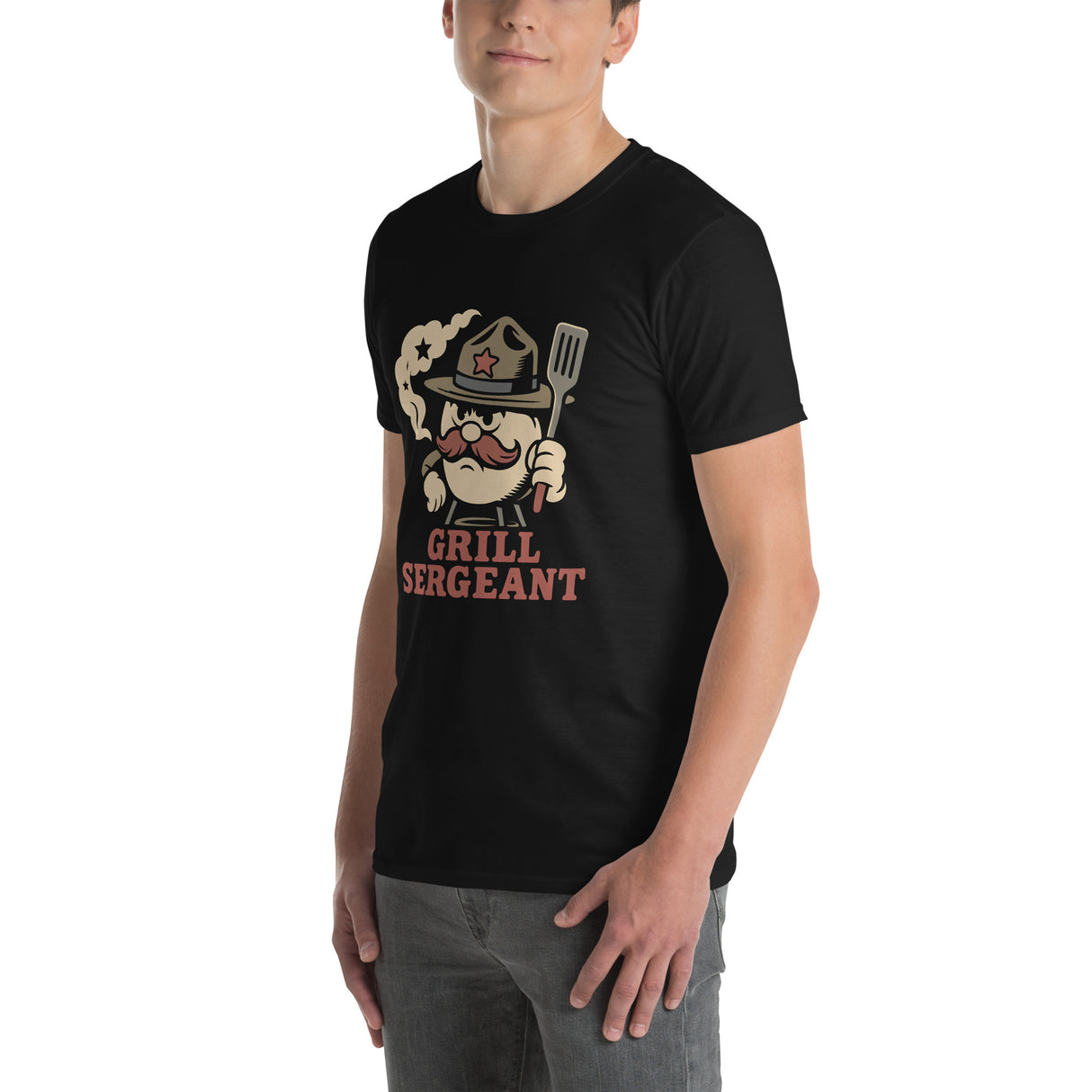 Grill Sergeant Unisex Black T-Shirt – For the BBQ Boss
