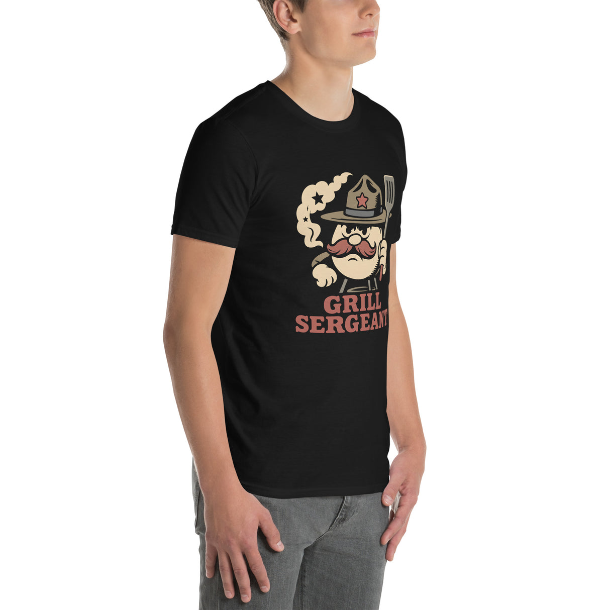 Grill Sergeant Unisex Black T-Shirt – For the BBQ Boss