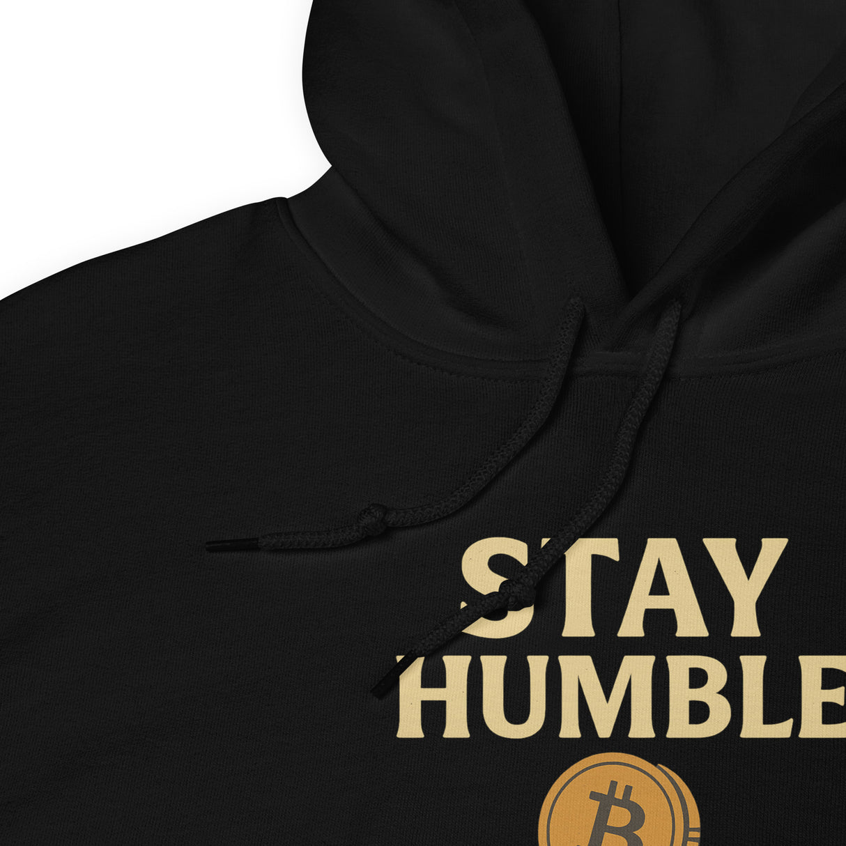 Stay Humble Stack Sats Unisex Heavy Blend Black Hoodie – For Bitcoin Lovers