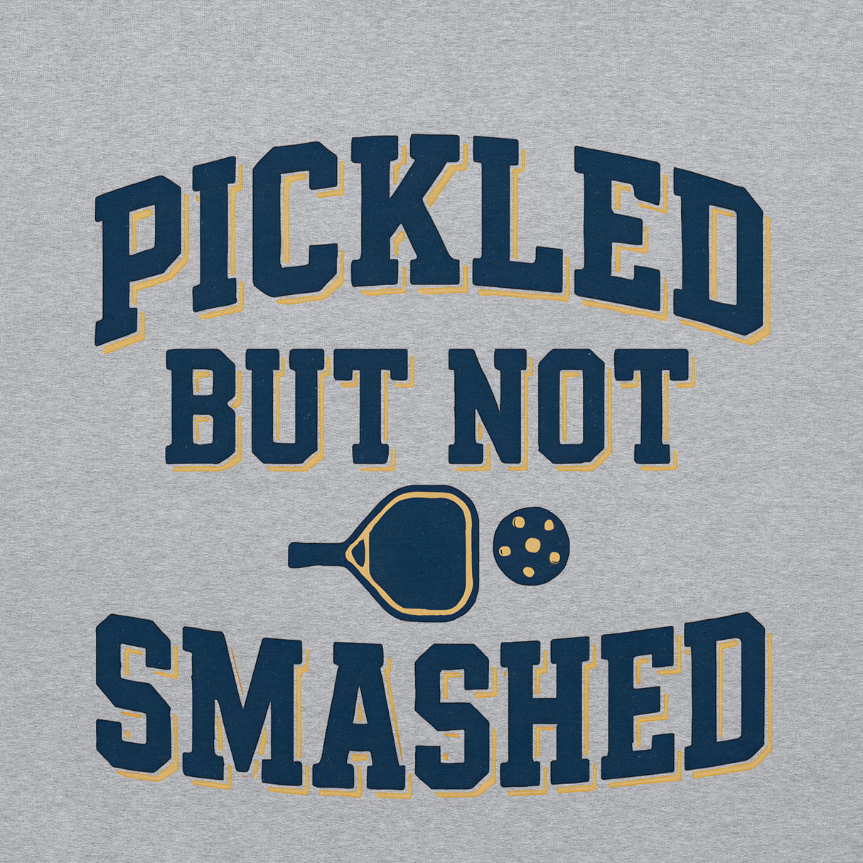 Pickled but Not Smashed Unisex Heavy Blend Light Grey Hoodie – For the Pickleball Lover